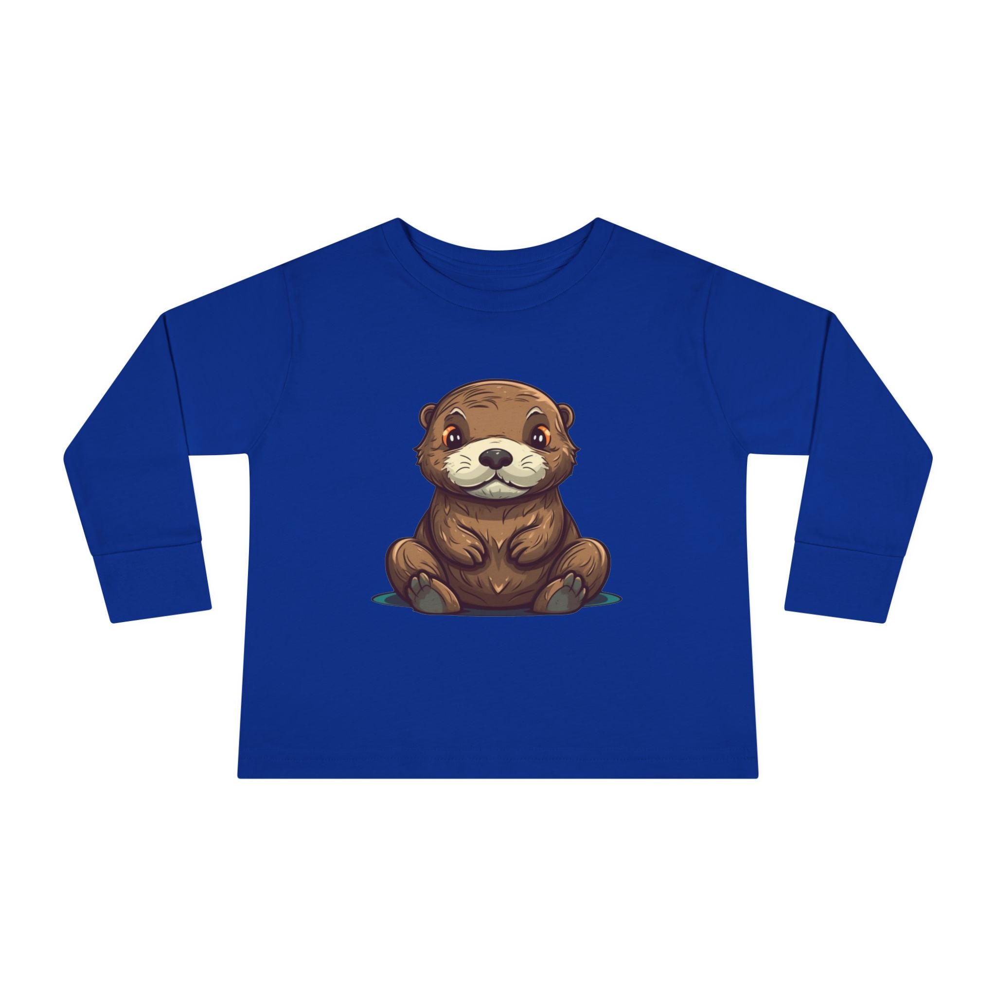 Toddler Long Sleeve Tee - Sea Otter Pup
