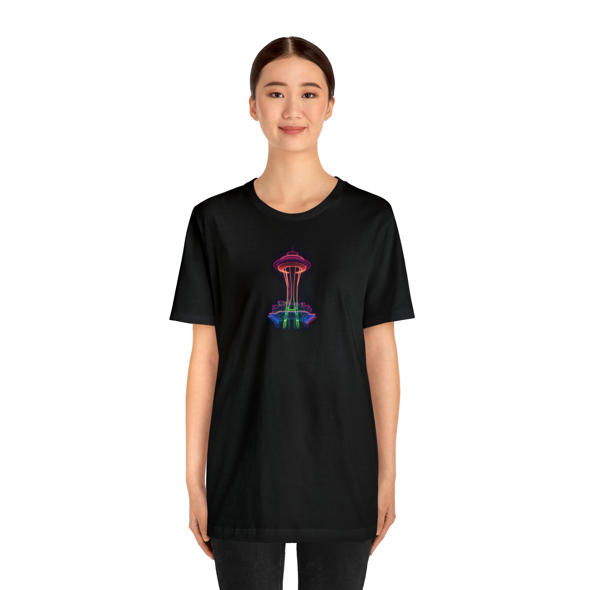Unisex Jersey Short Sleeve Tee - Space Needle, Seattle, USA