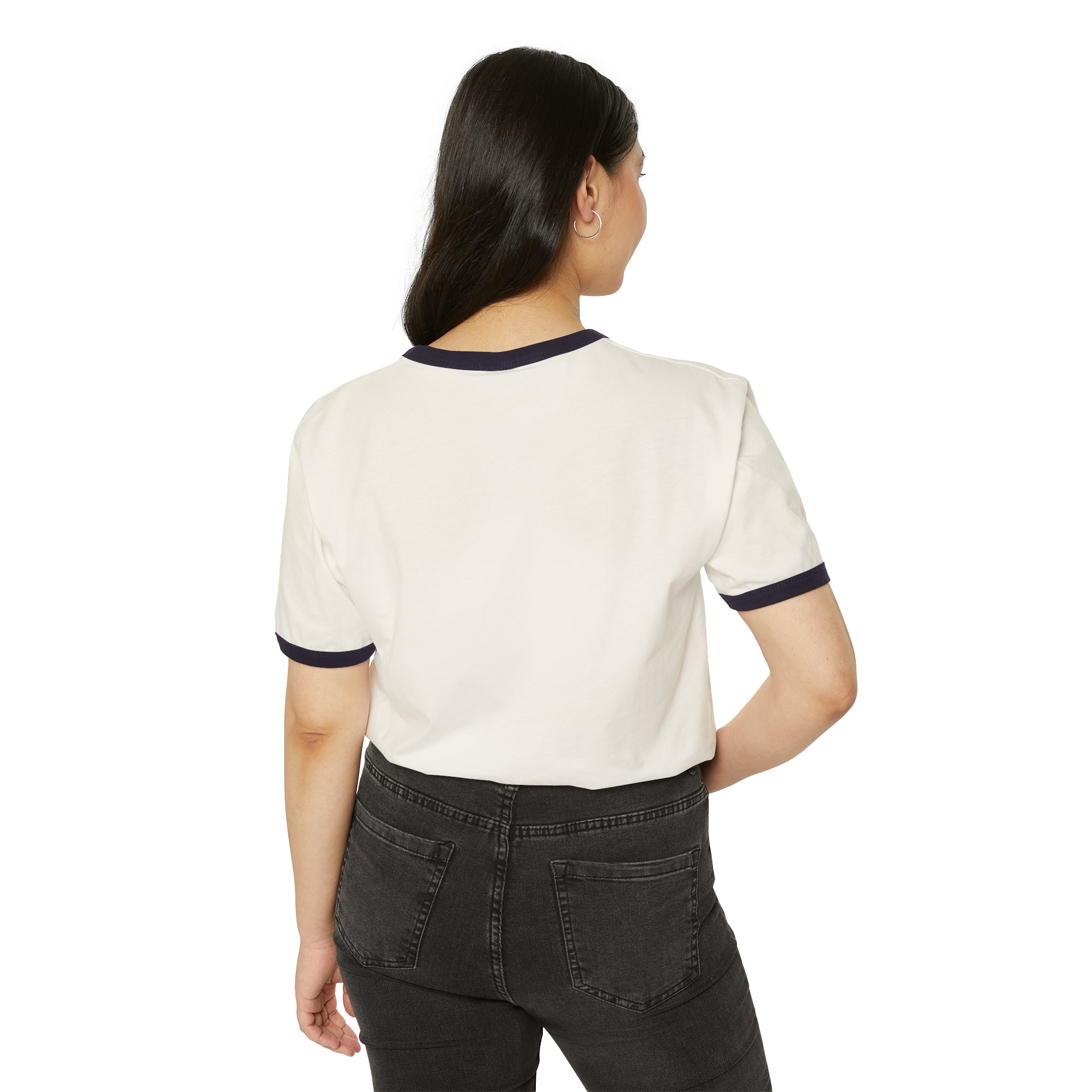 Unisex Cotton Ringer T-Shirt - Abstract Designs 01