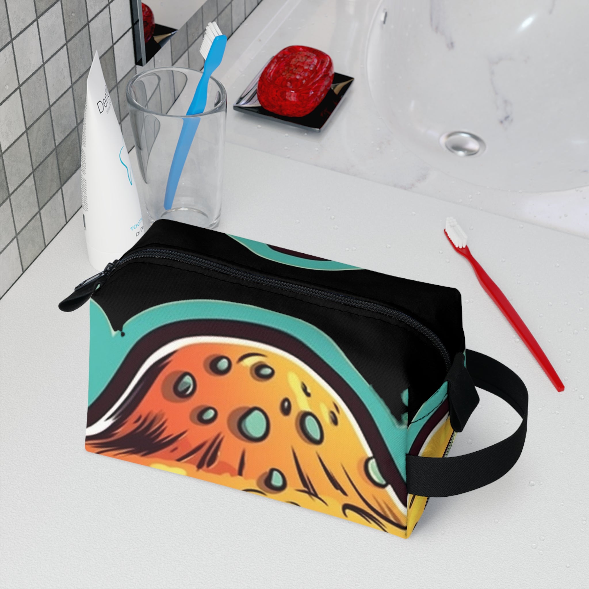 Toiletry Bag - Mushroom Pop Art 07