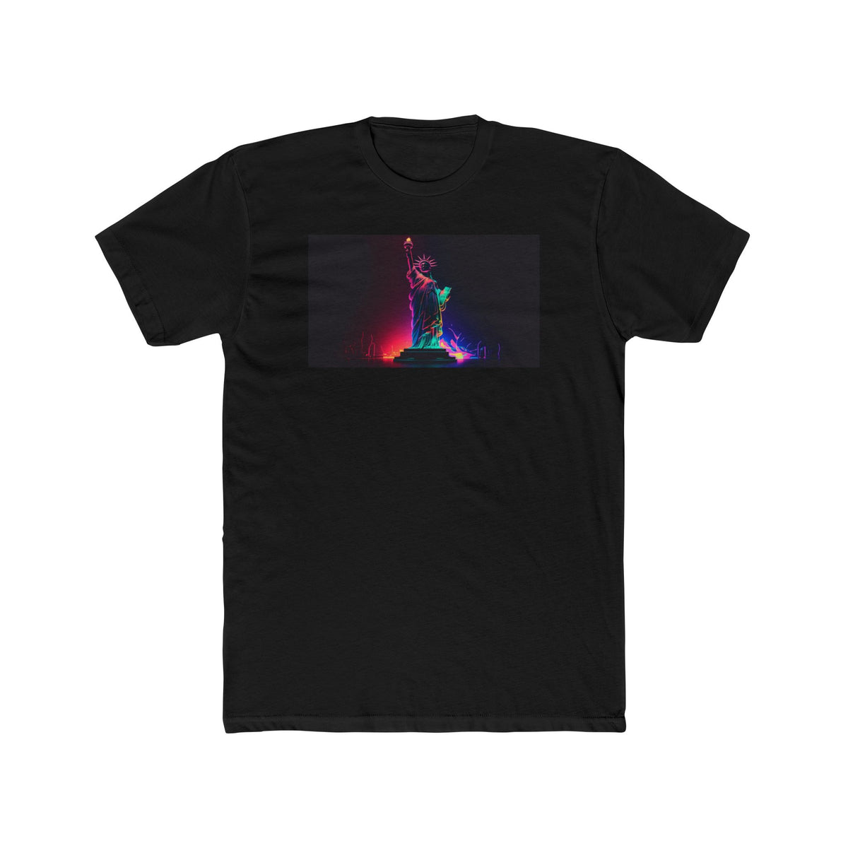 Men's Cotton Crew Tee - Elsewhere collection - Statue of Liberty