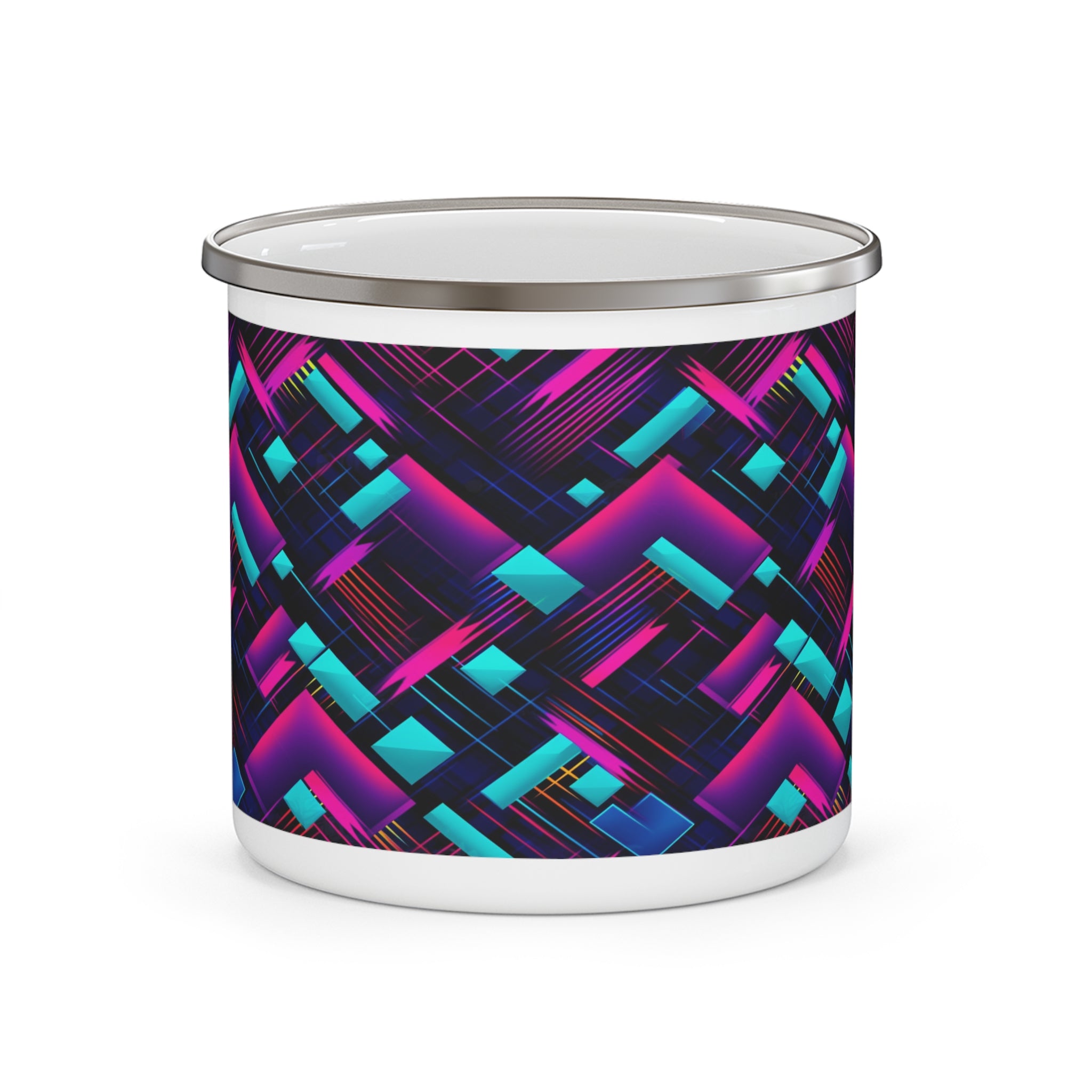 Enamel Camping Mug - Seamless Designs 19
