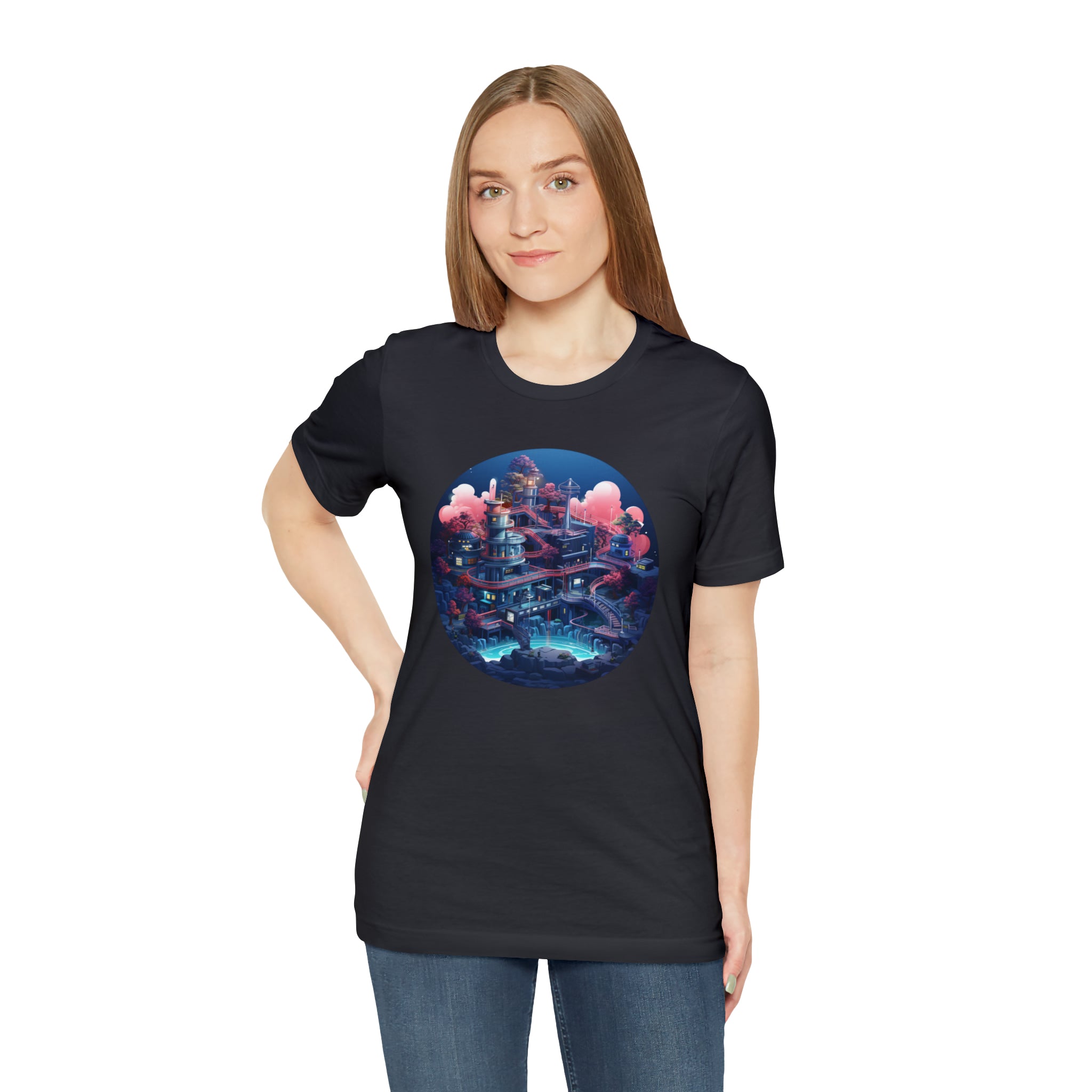 Unisex Jersey Short Sleeve Tee - Isometric Designs 03