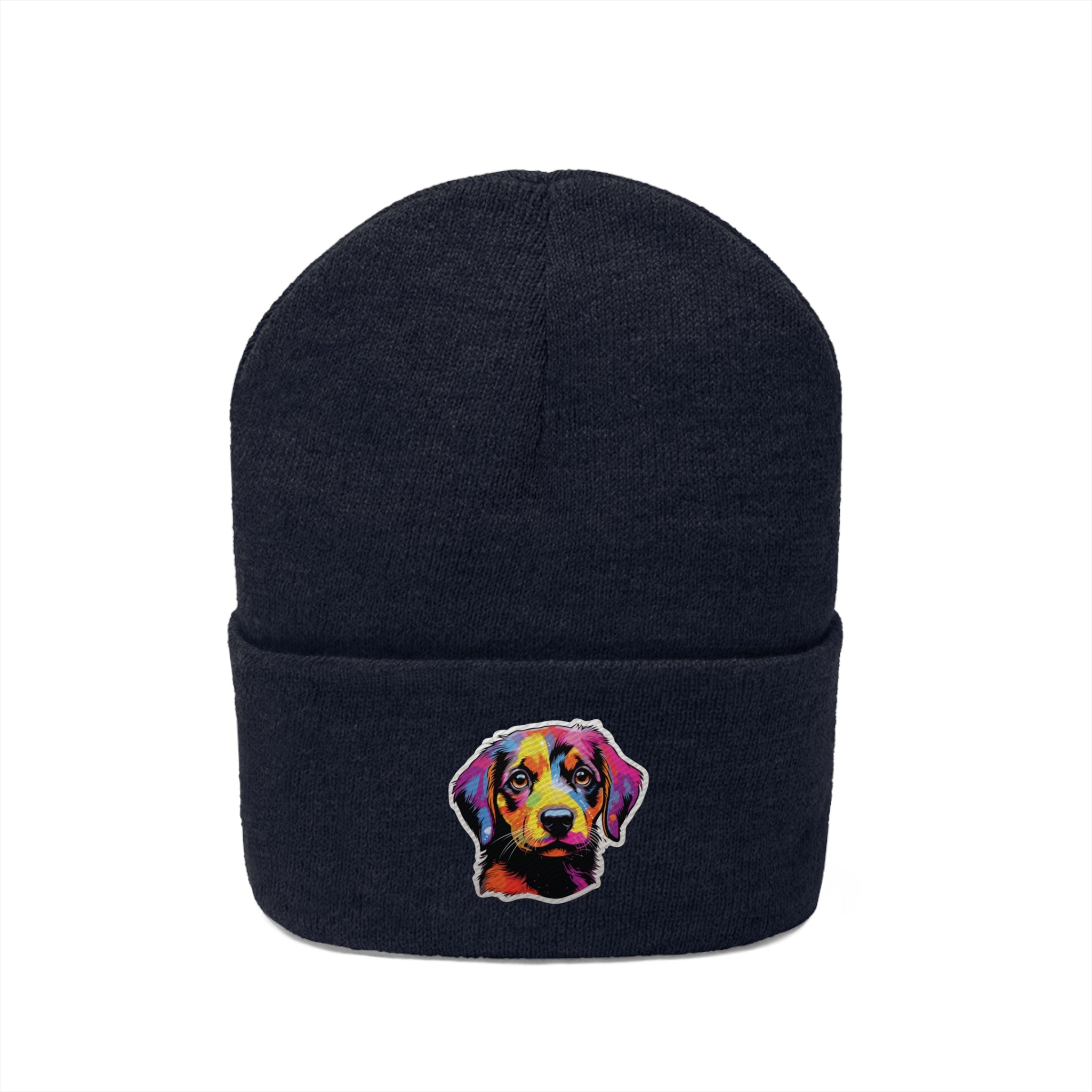 Knit Beanie - Puppy Pop Art 10