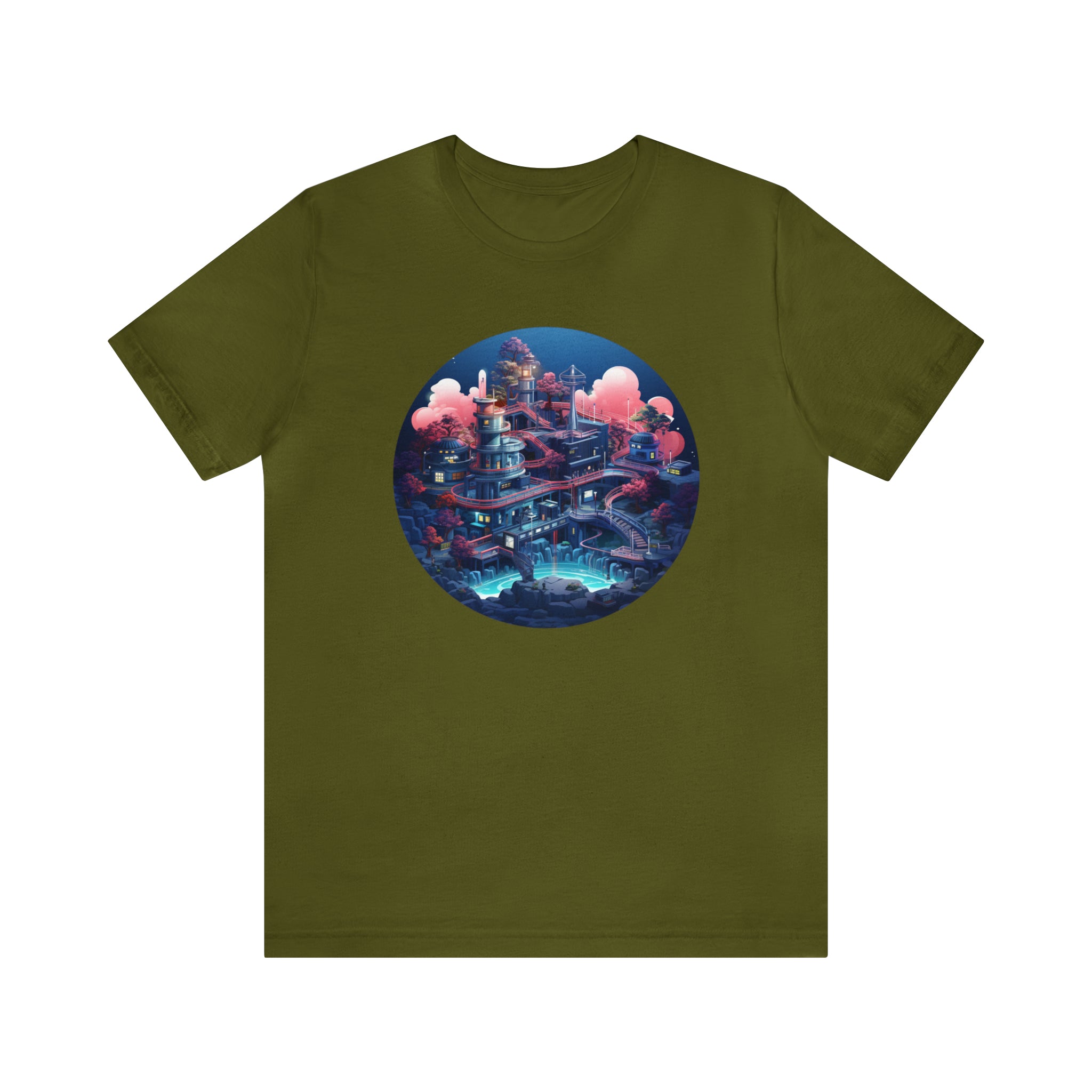 Unisex Jersey Short Sleeve Tee - Isometric Designs 03