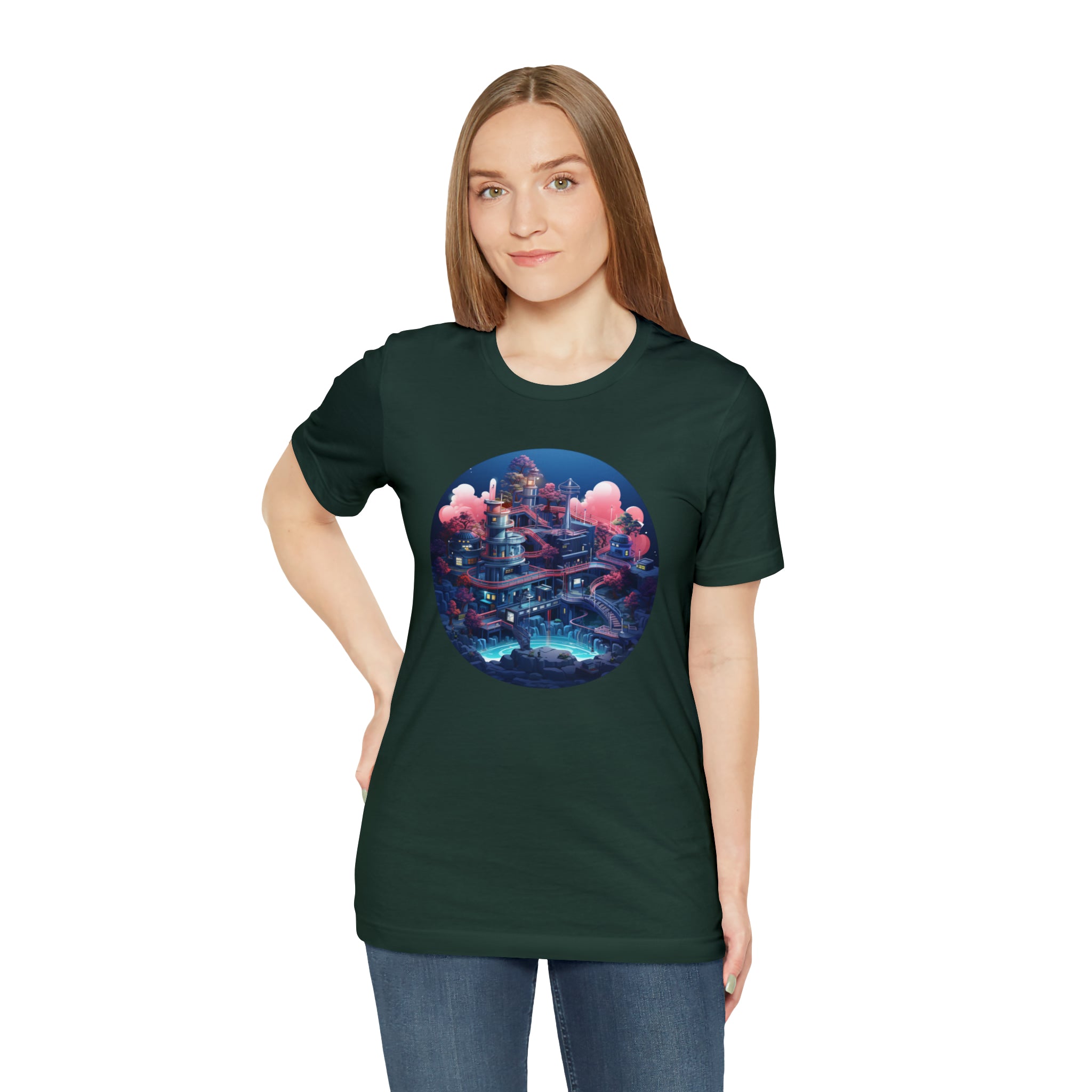 Unisex Jersey Short Sleeve Tee - Isometric Designs 03