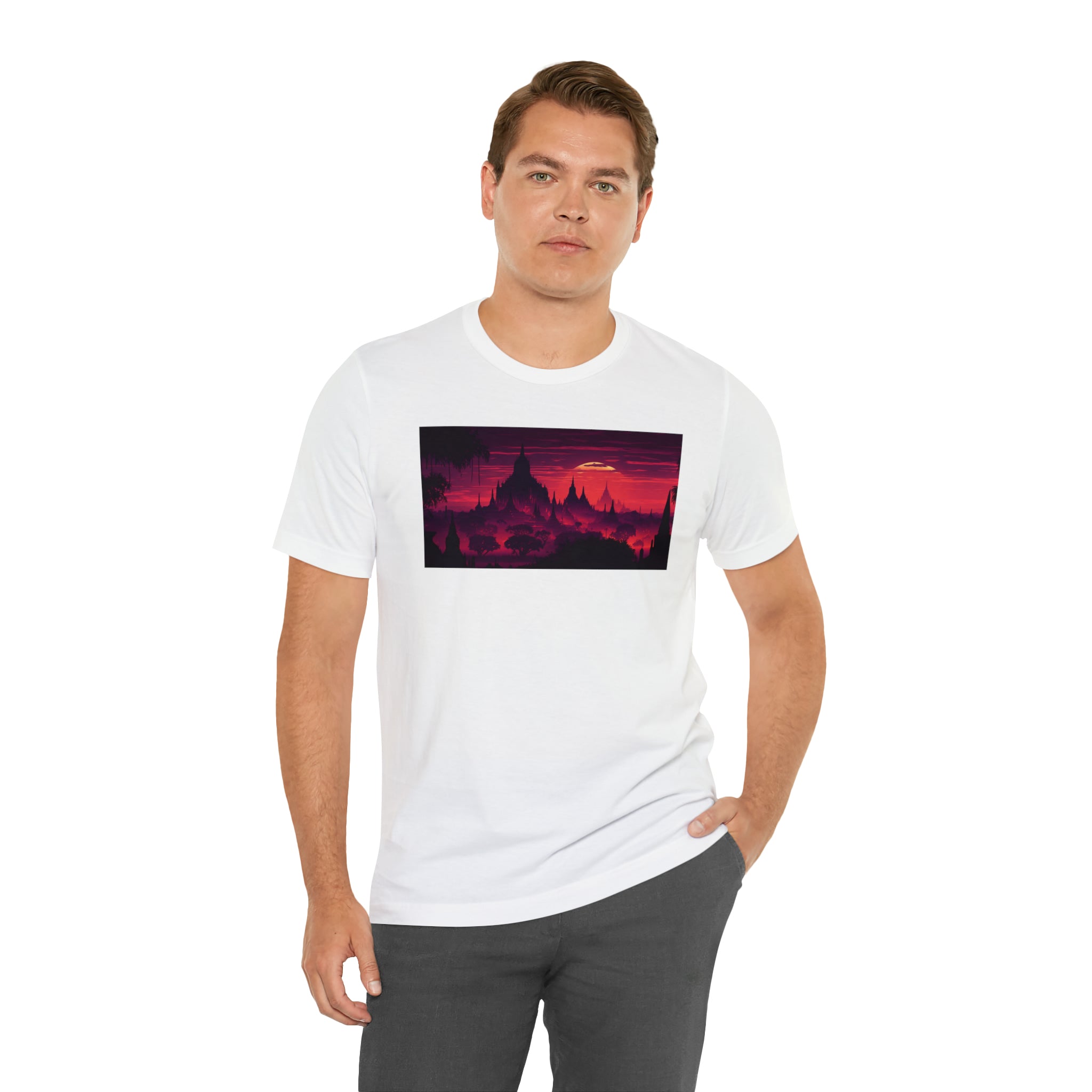 Unisex Jersey Short Sleeve Tee - Bagan, Myanmar