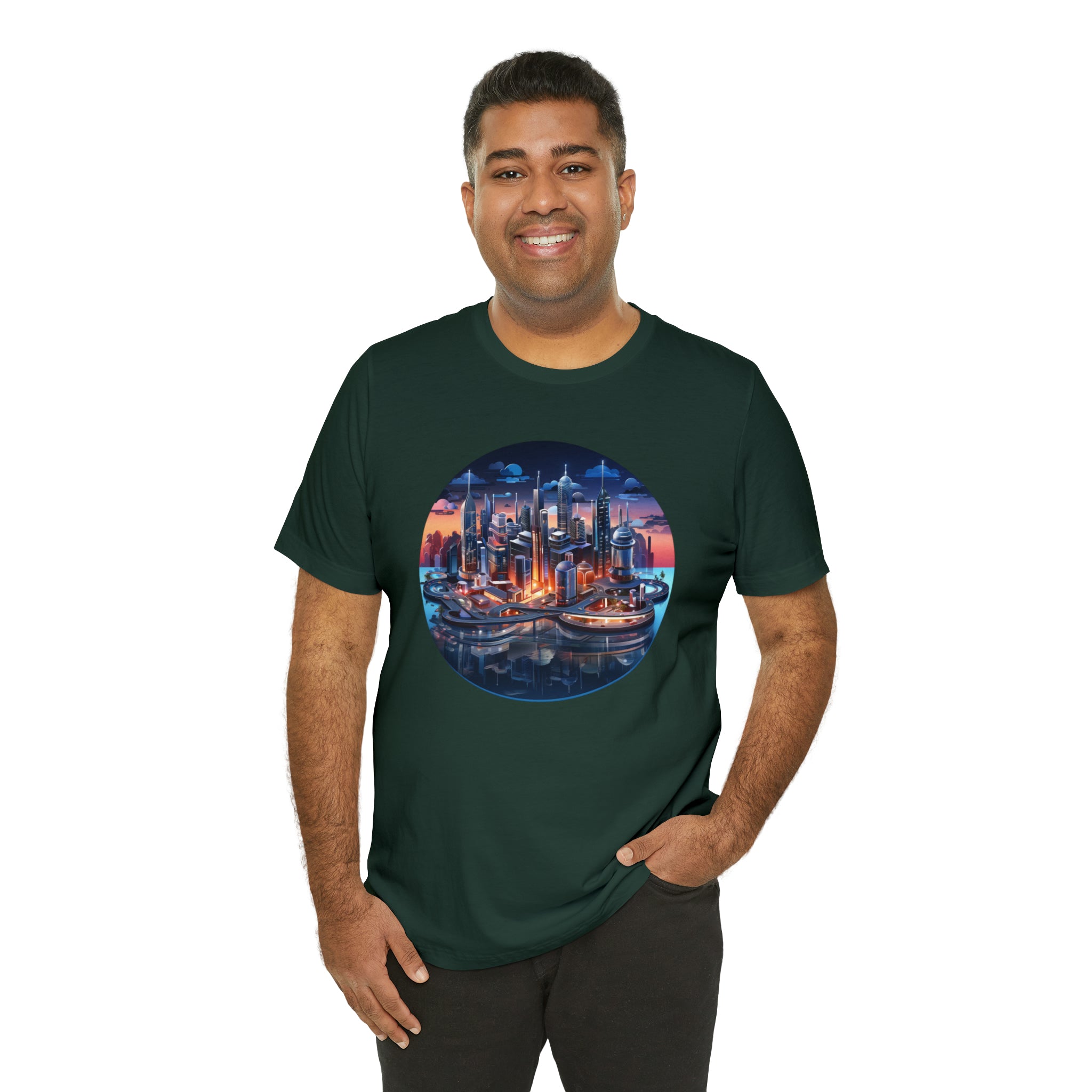 Unisex Jersey Short Sleeve Tee - Isometric Designs 05