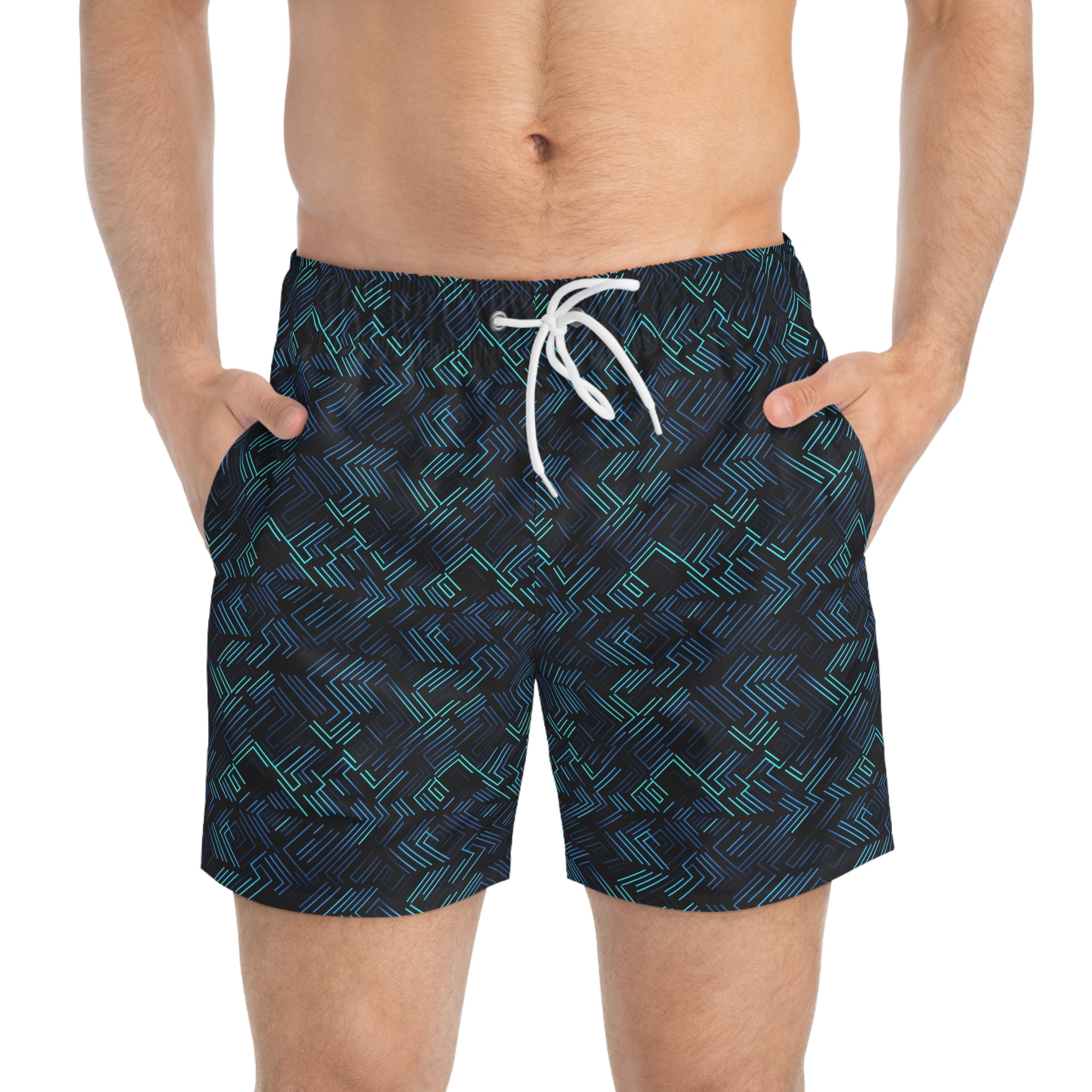 Swim Trunks (AOP) - Seamless Abstract Designs 08