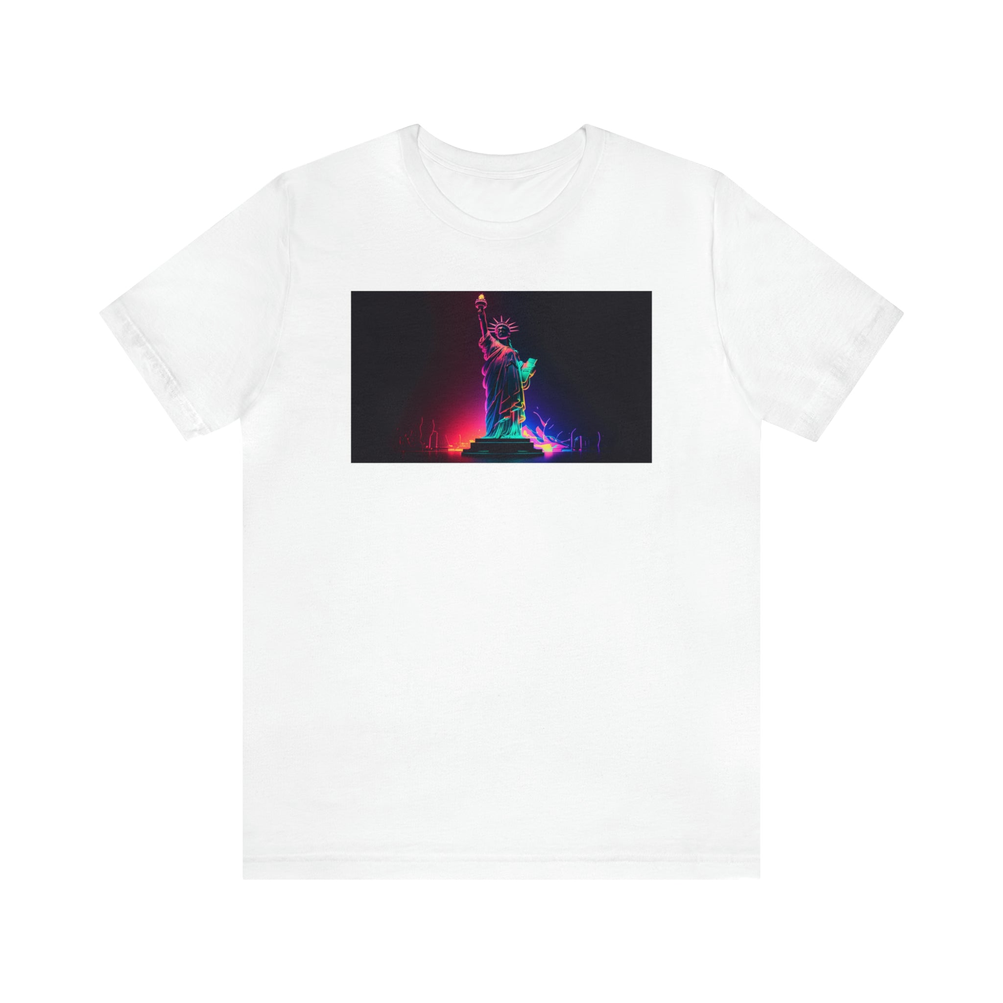 Unisex Jersey Short Sleeve Tee - Statue of Liberty, New York, USA