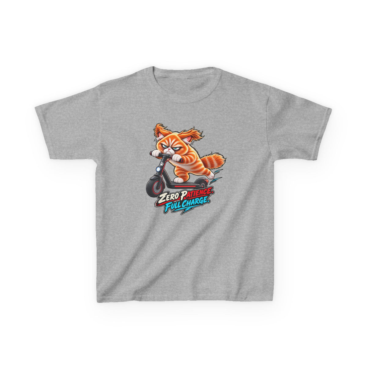 Zero Patience, Full Charge - Mildly Feral - Youth Short Sleeve Tee