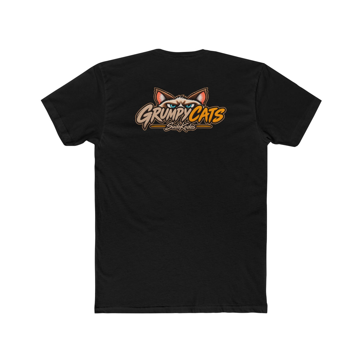 Men's Cotton Crew Tee - Grumpy Cats Collection - Forced Hydration