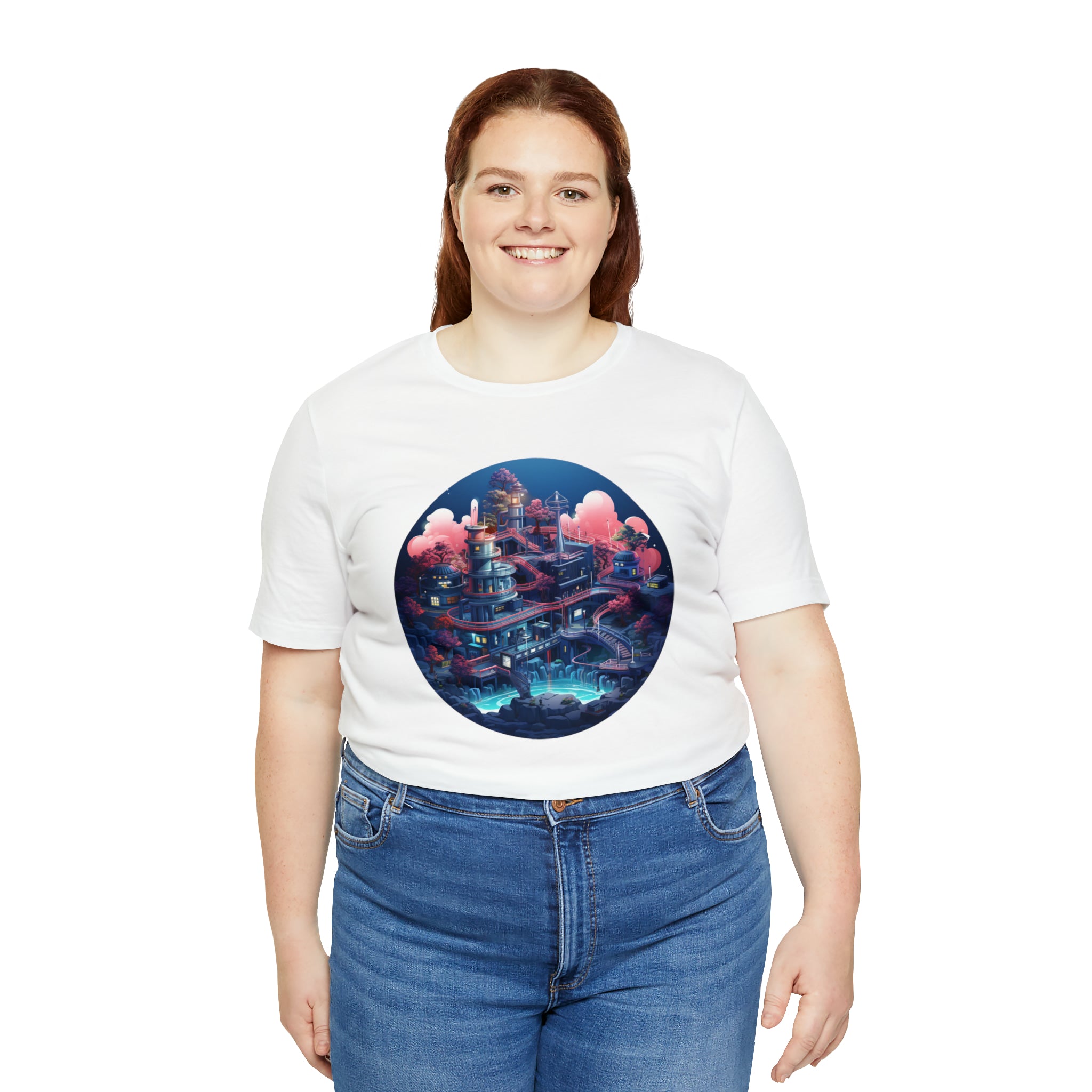 Unisex Jersey Short Sleeve Tee - Isometric Designs 03