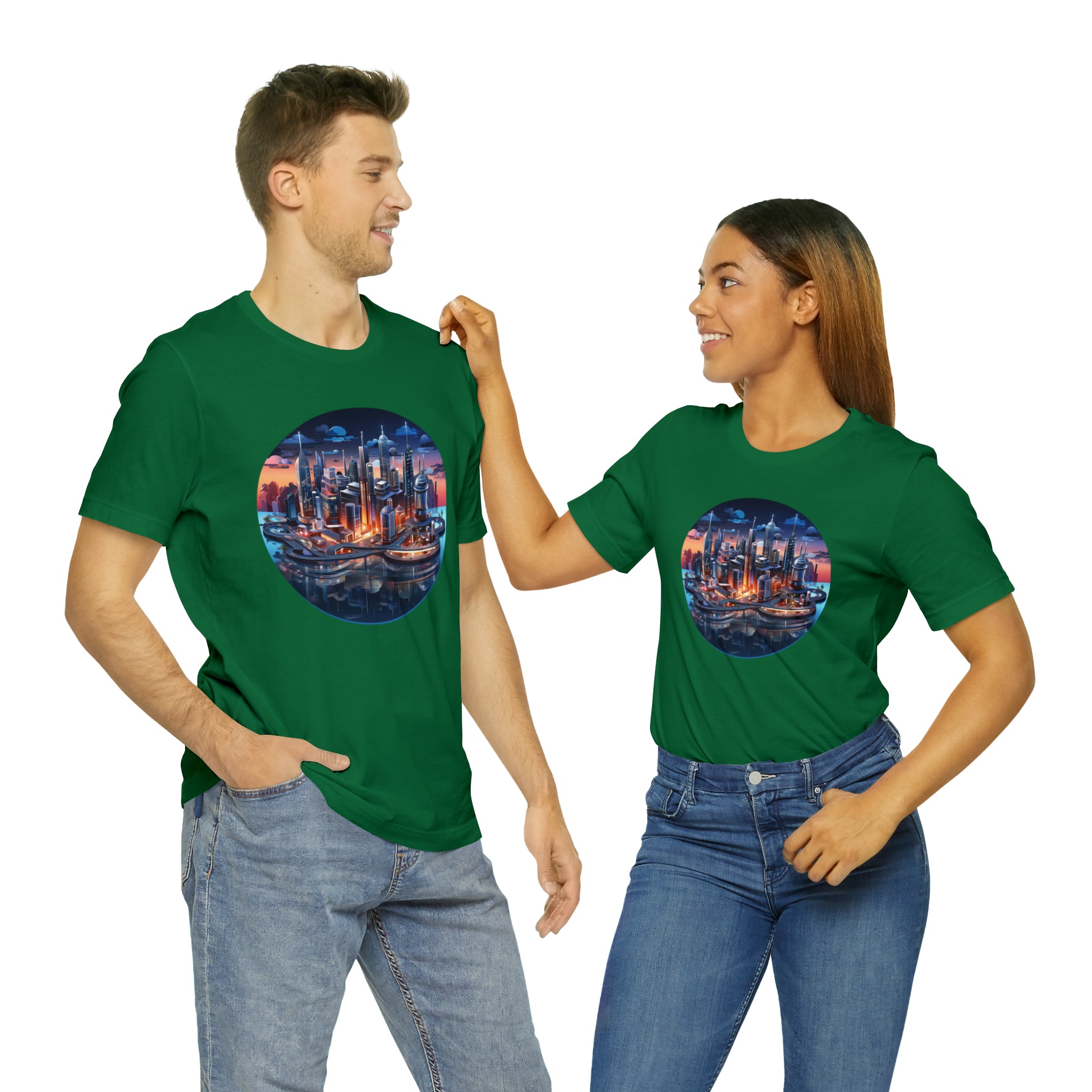 Unisex Jersey Short Sleeve Tee - Isometric Designs 05