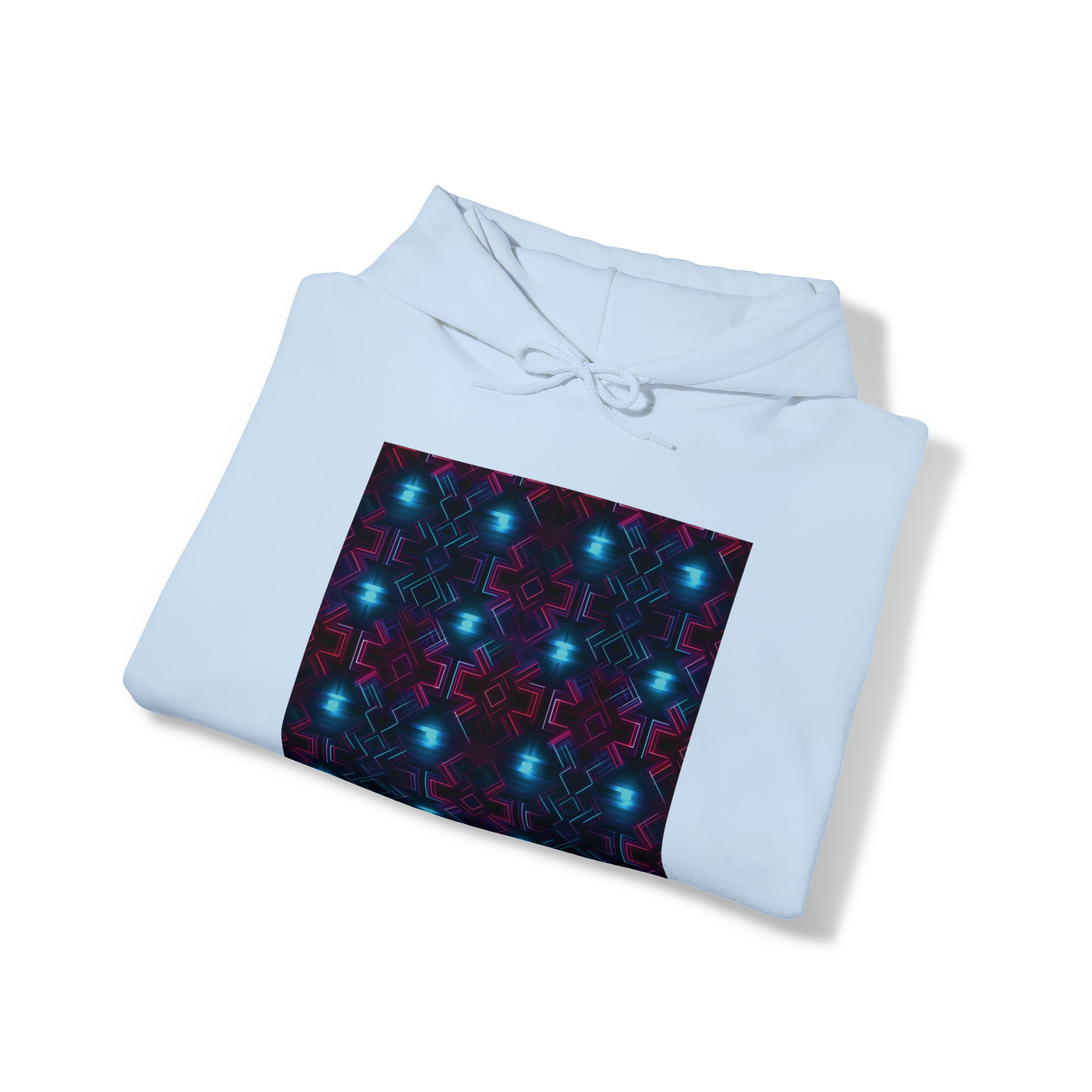 Unisex Heavy Blend™ Hooded Sweatshirt - Abstract Neon Designs 01
