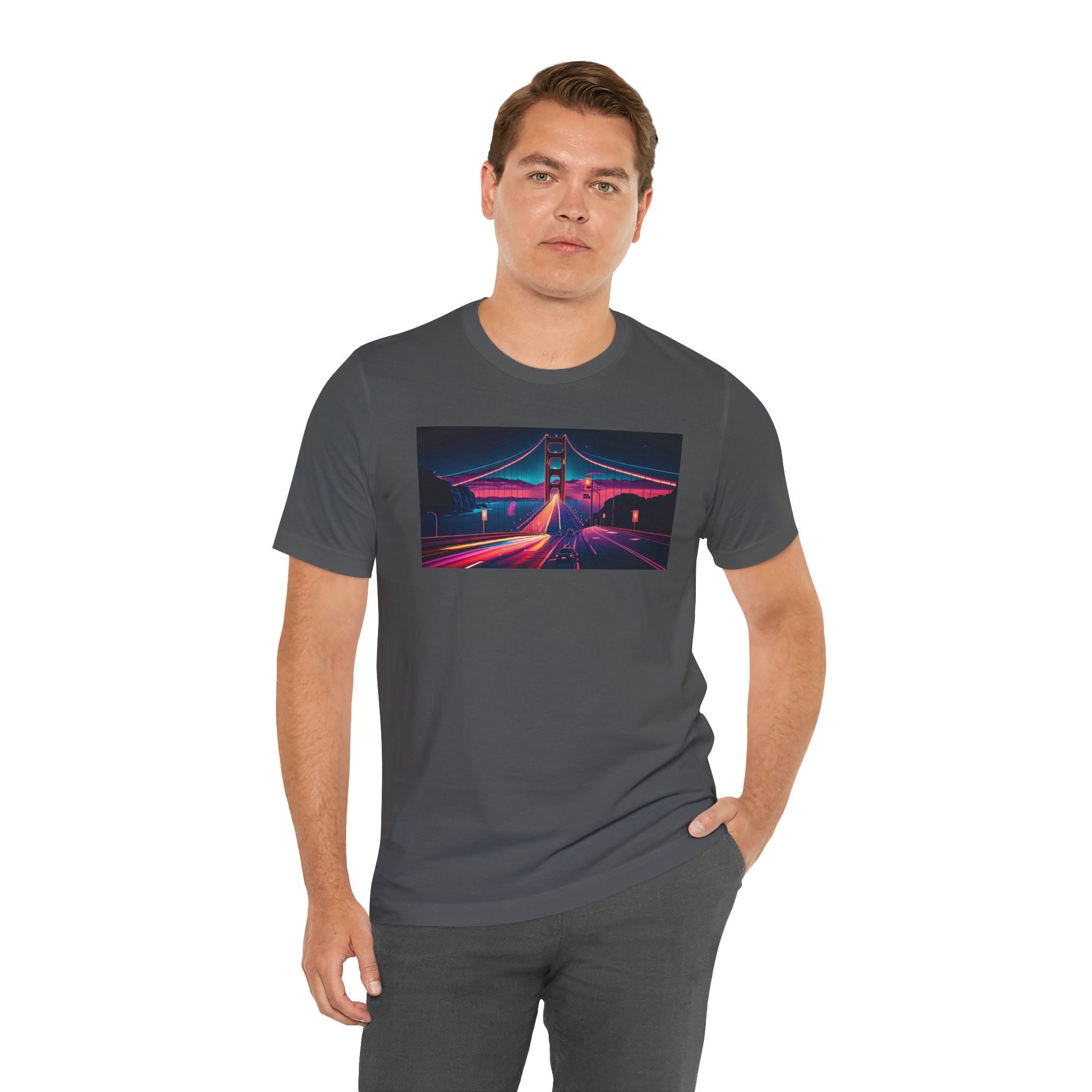 Unisex Jersey Short Sleeve Tee - Golden Gate Bridge, San Francisco, USA