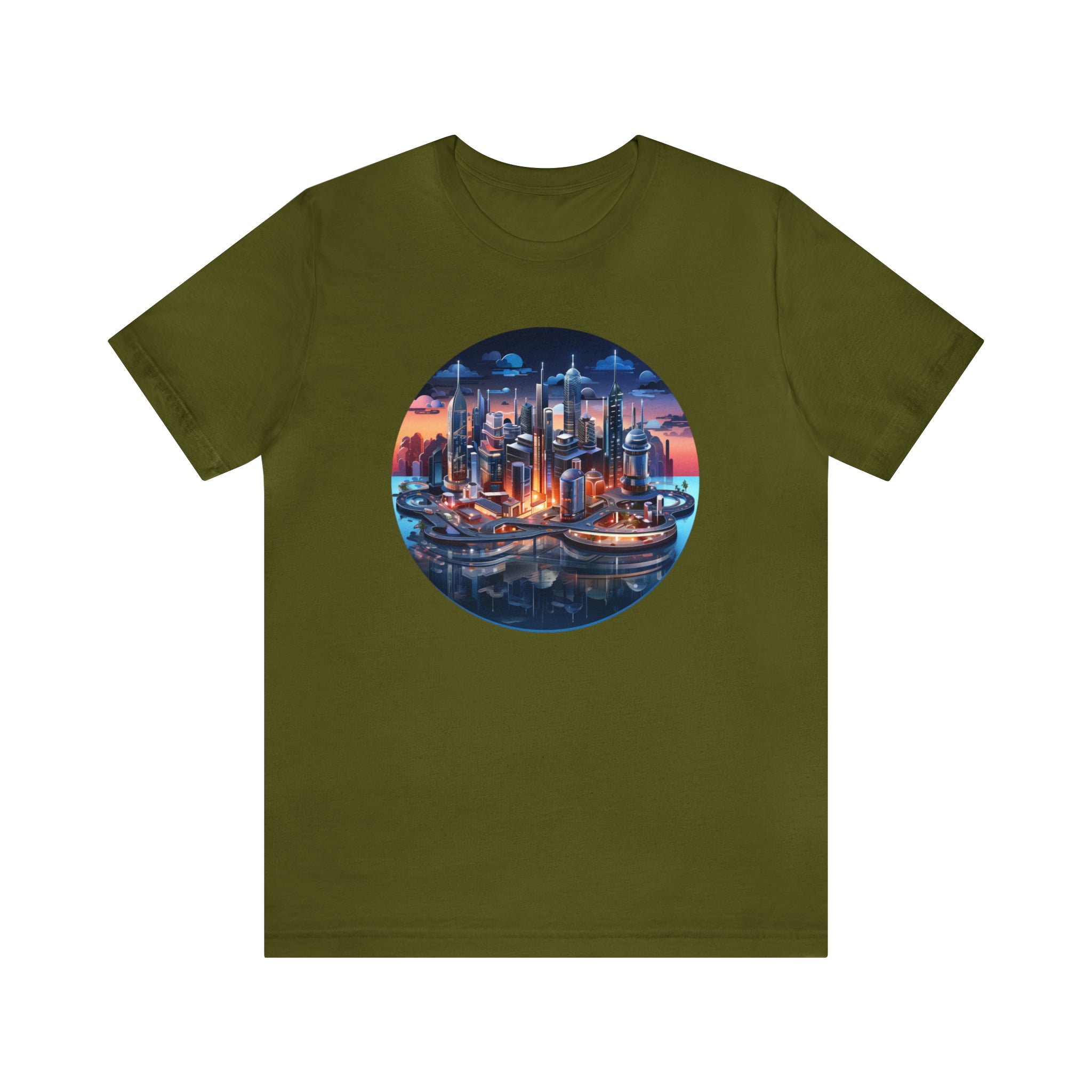 Unisex Jersey Short Sleeve Tee - Isometric Designs 05