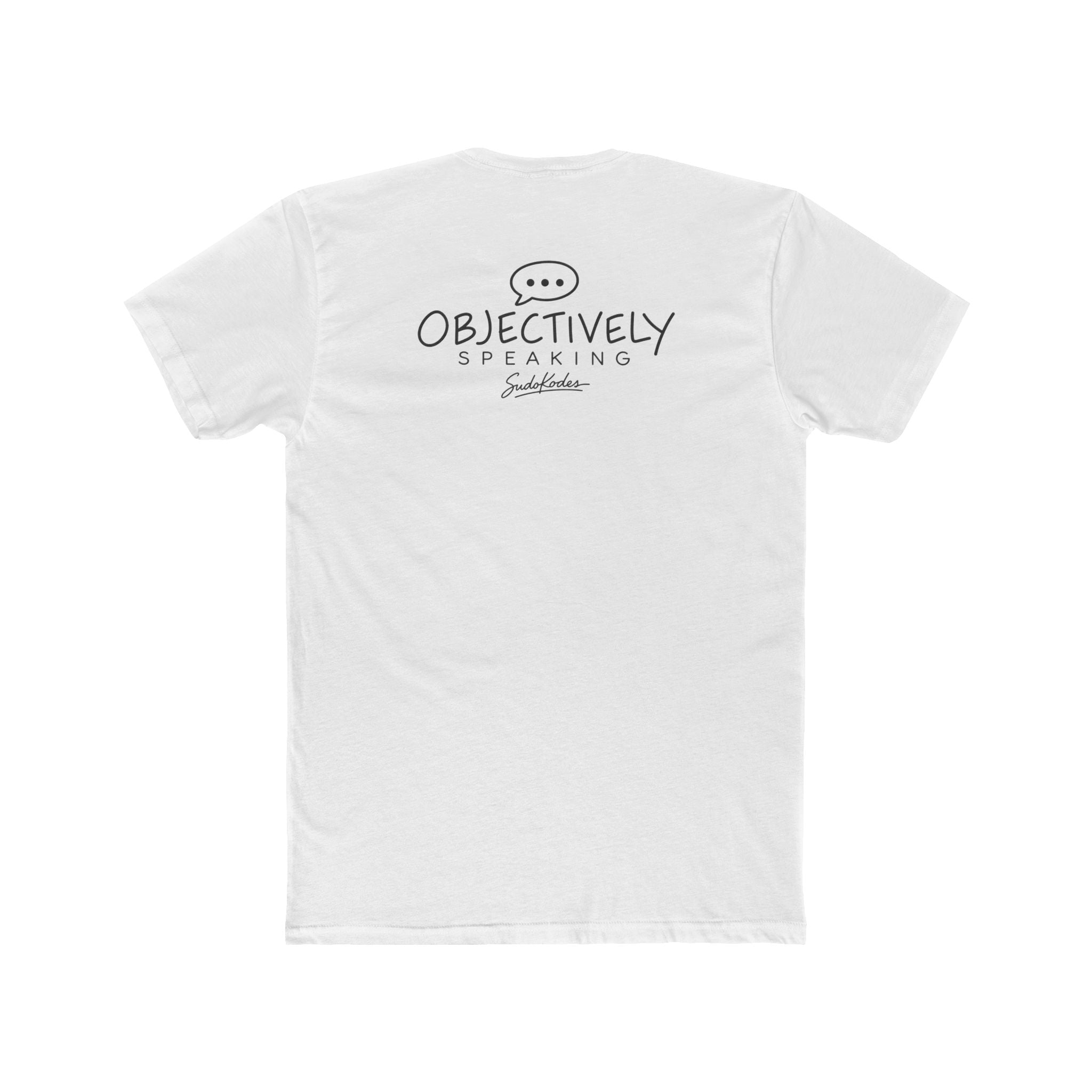 Men's Cotton Crew Tee - Objectively Speaking collection - Remote, lost control