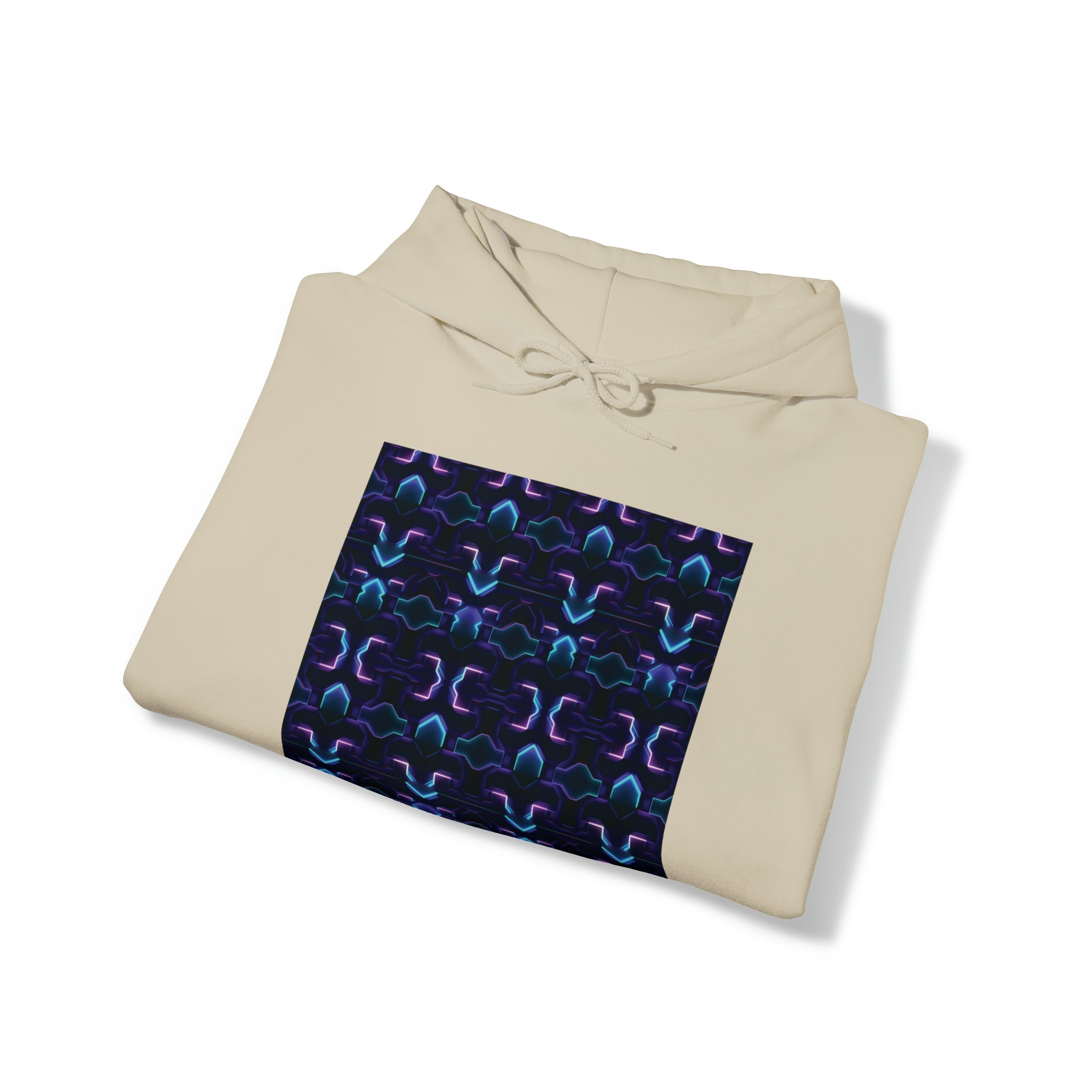 Unisex Heavy Blend™ Hooded Sweatshirt - Abstract Neon Designs 06