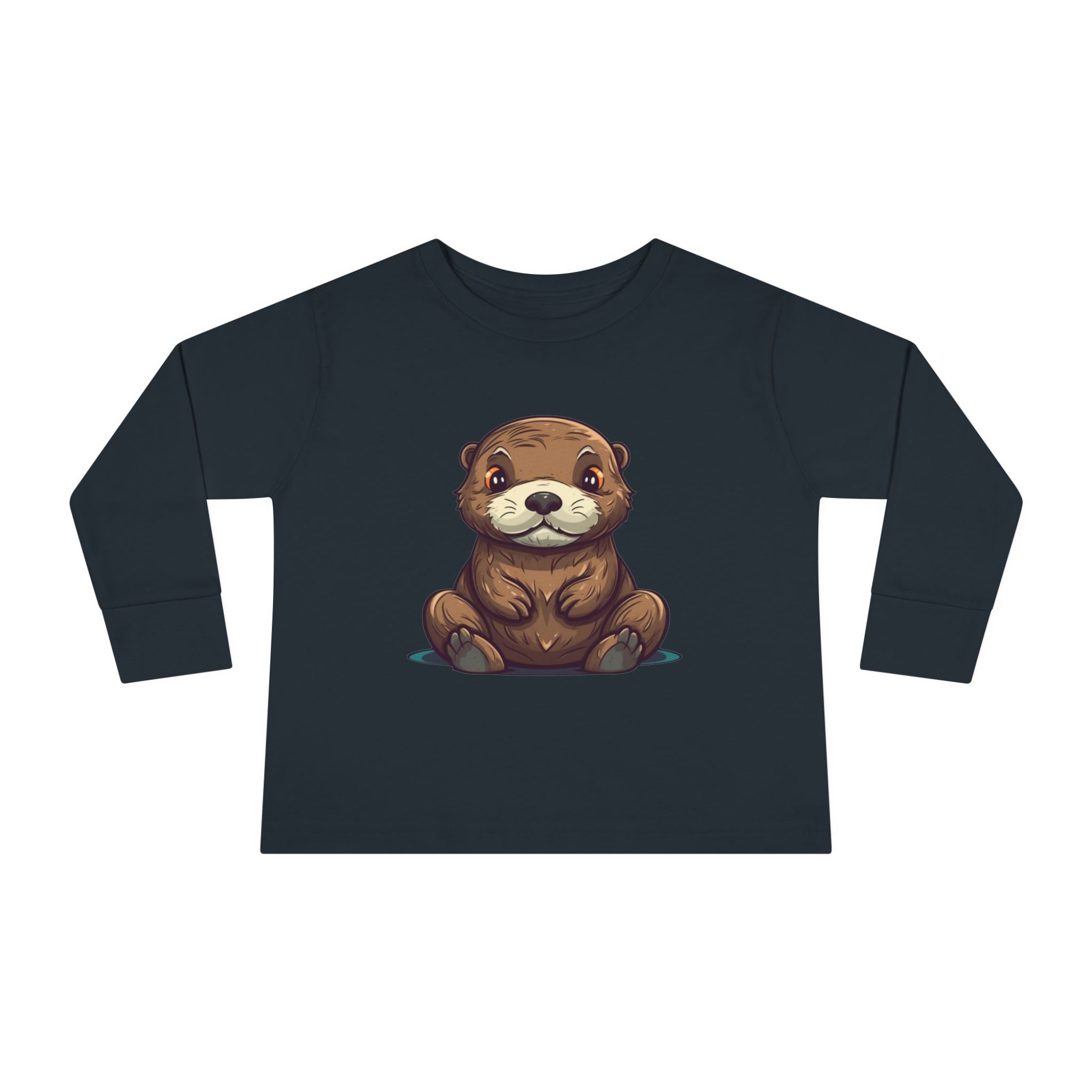 Toddler Long Sleeve Tee - Sea Otter Pup