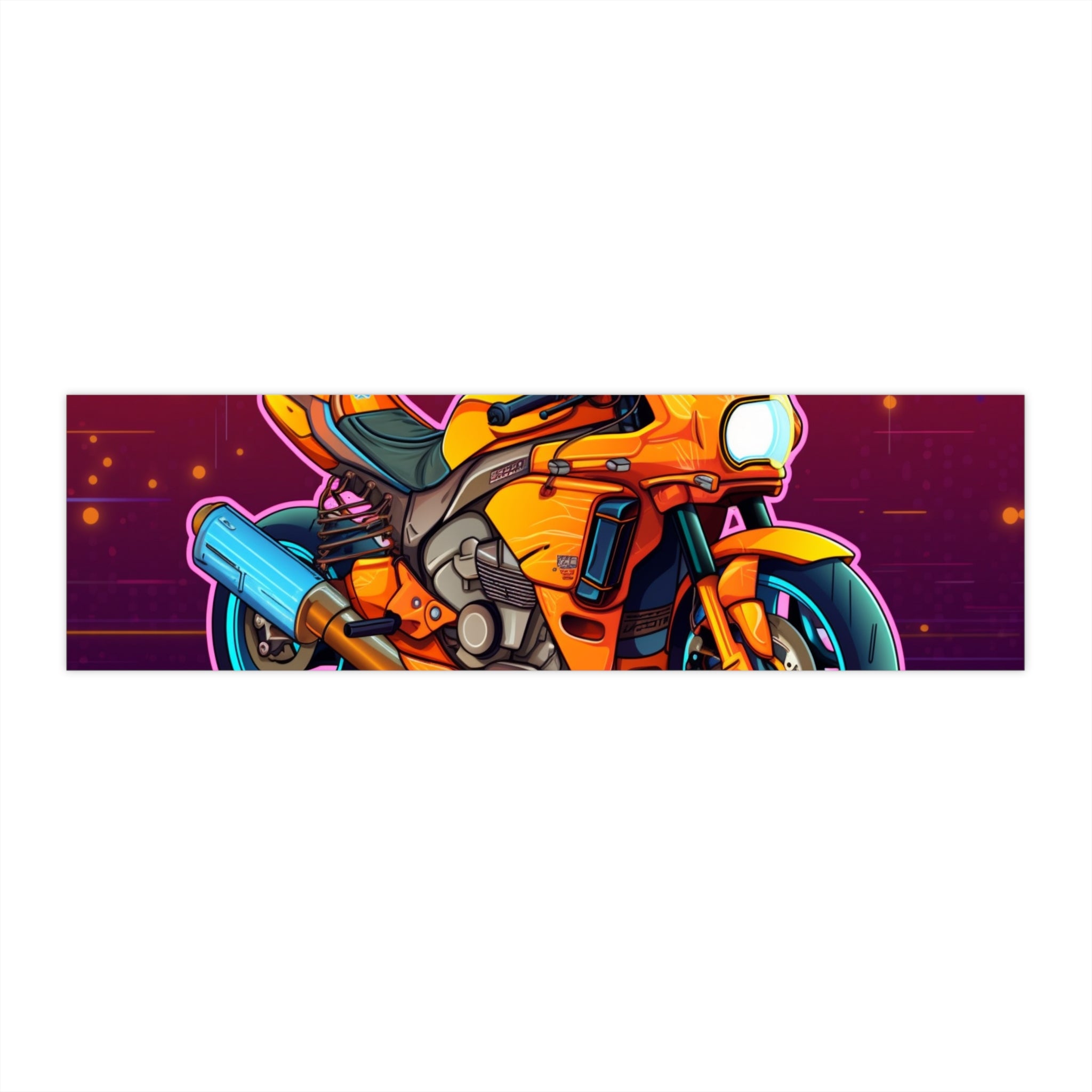 Bumper Stickers - Pop Art Designs, Motorcycle 09
