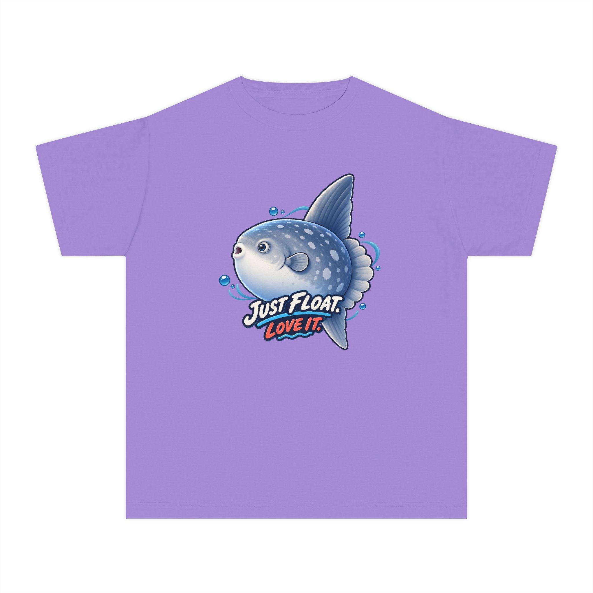 Youth Midweight Cotton Tee - Sunfish drifting