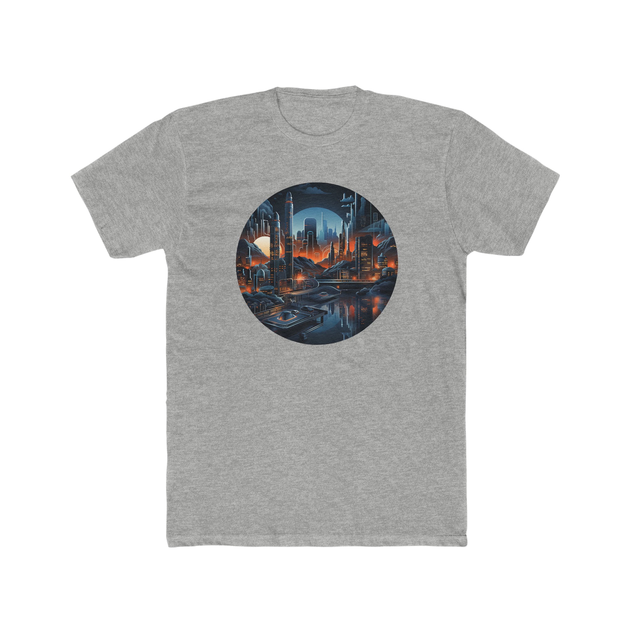 Men's Cotton Crew Tee - Isometric Designs 02
