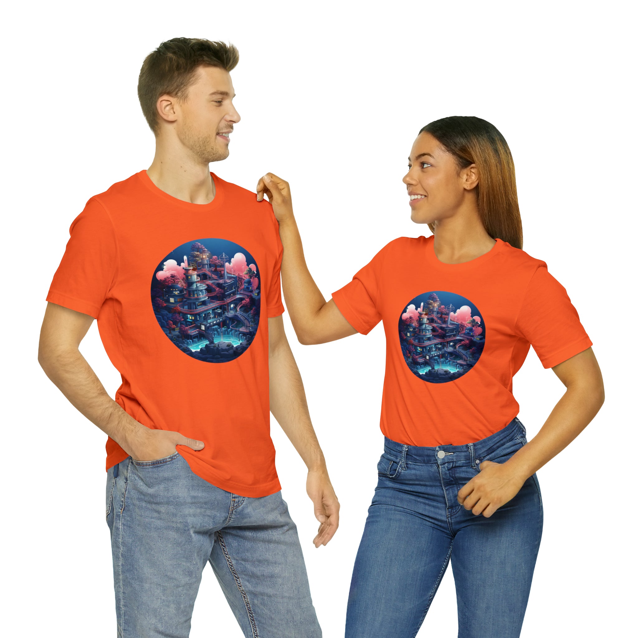 Unisex Jersey Short Sleeve Tee - Isometric Designs 03