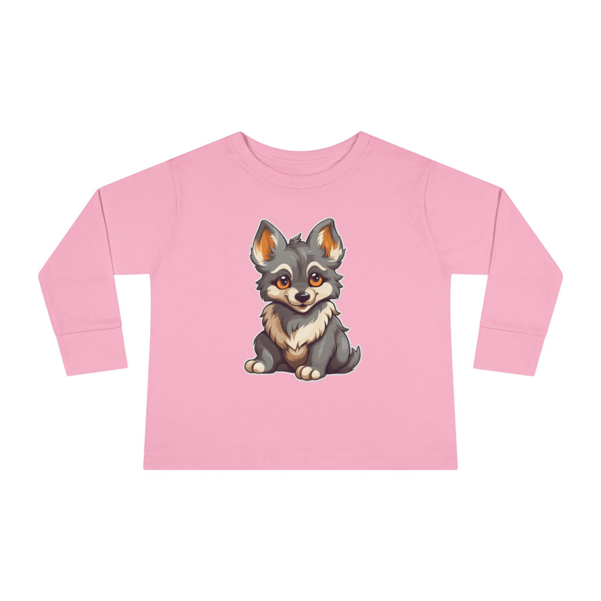 Toddler Long Sleeve Tee - Wolf Pup