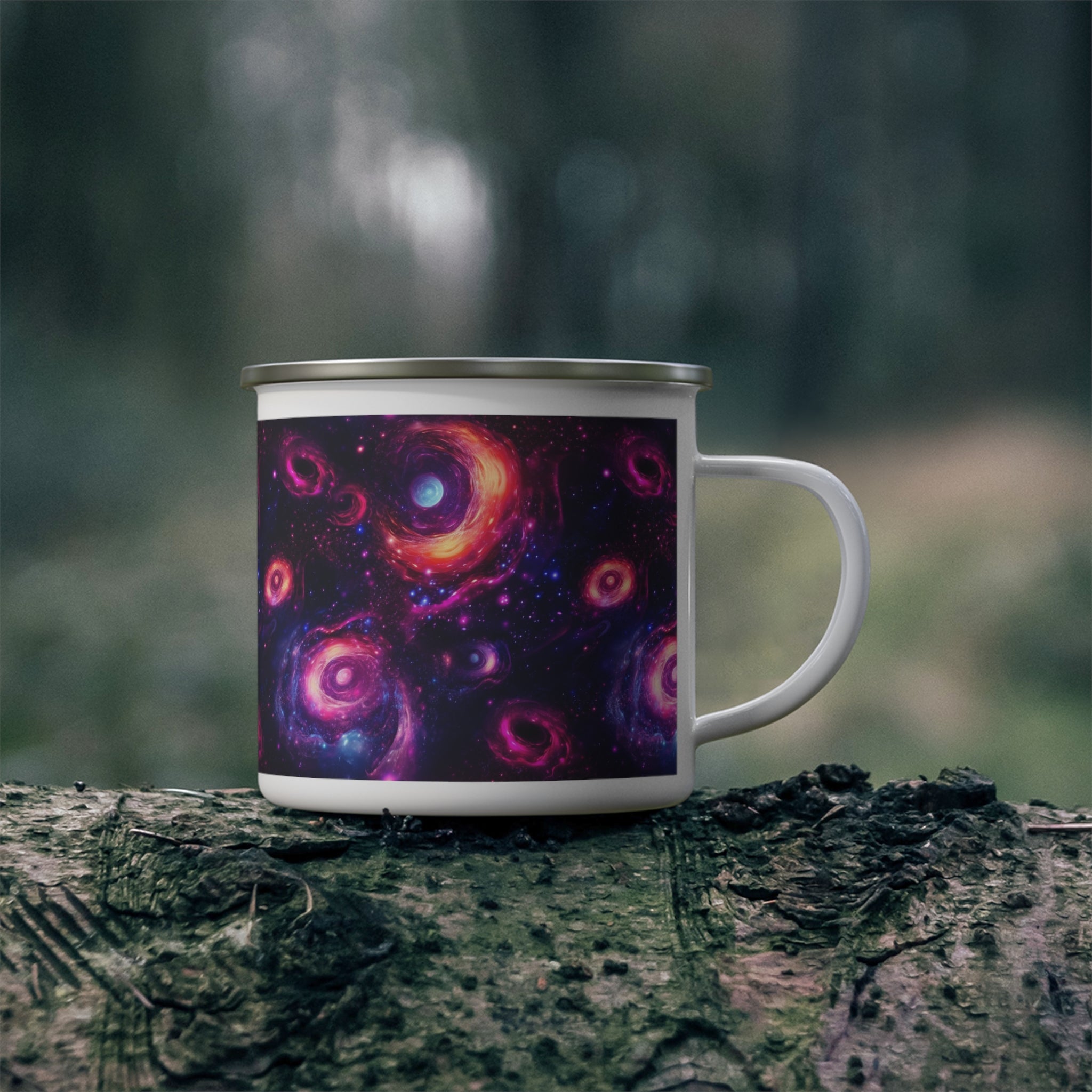 Enamel Camping Mug - Seamless Designs 08