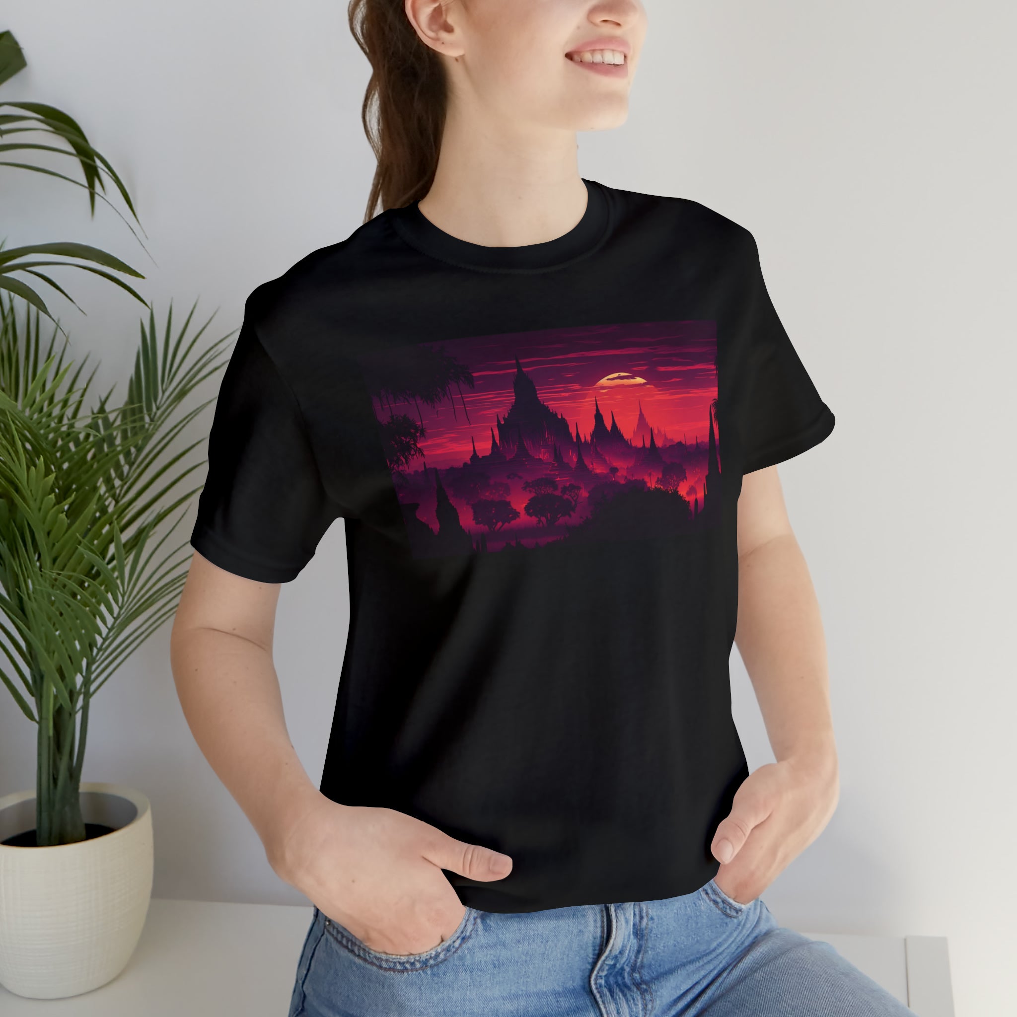 Unisex Jersey Short Sleeve Tee - Bagan, Myanmar