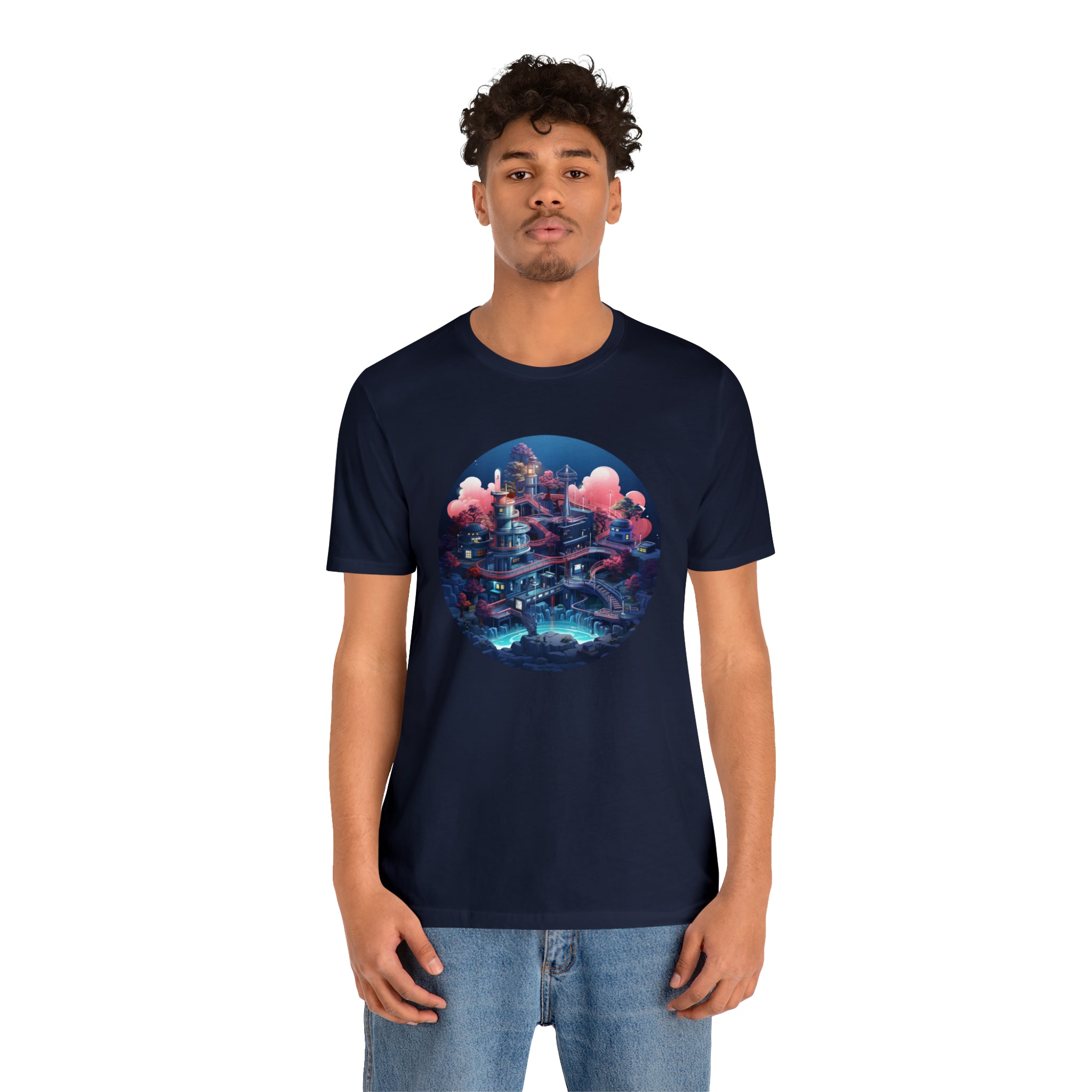 Unisex Jersey Short Sleeve Tee - Isometric Designs 03