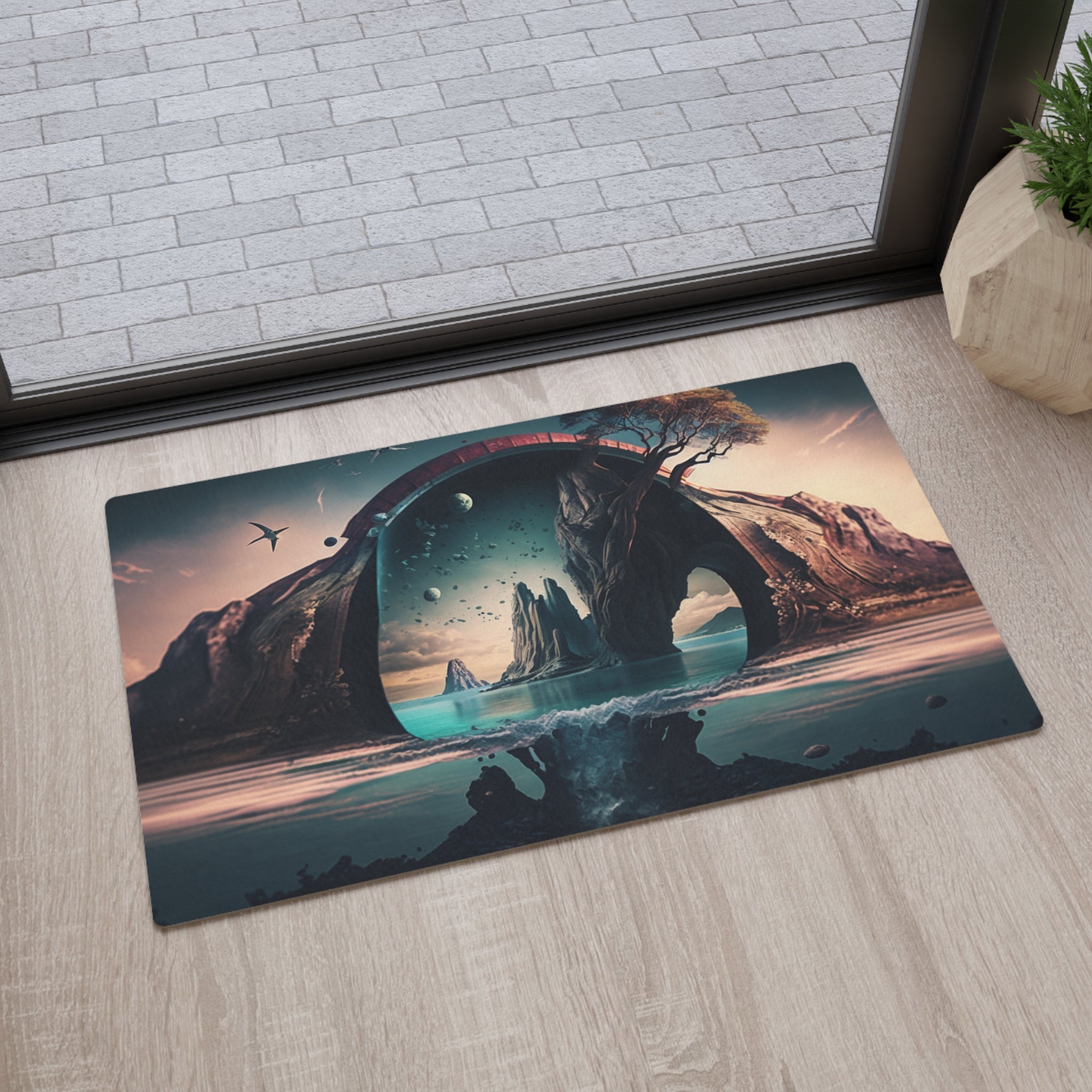 Floor Mat - Surrealist Digital Designs 06
