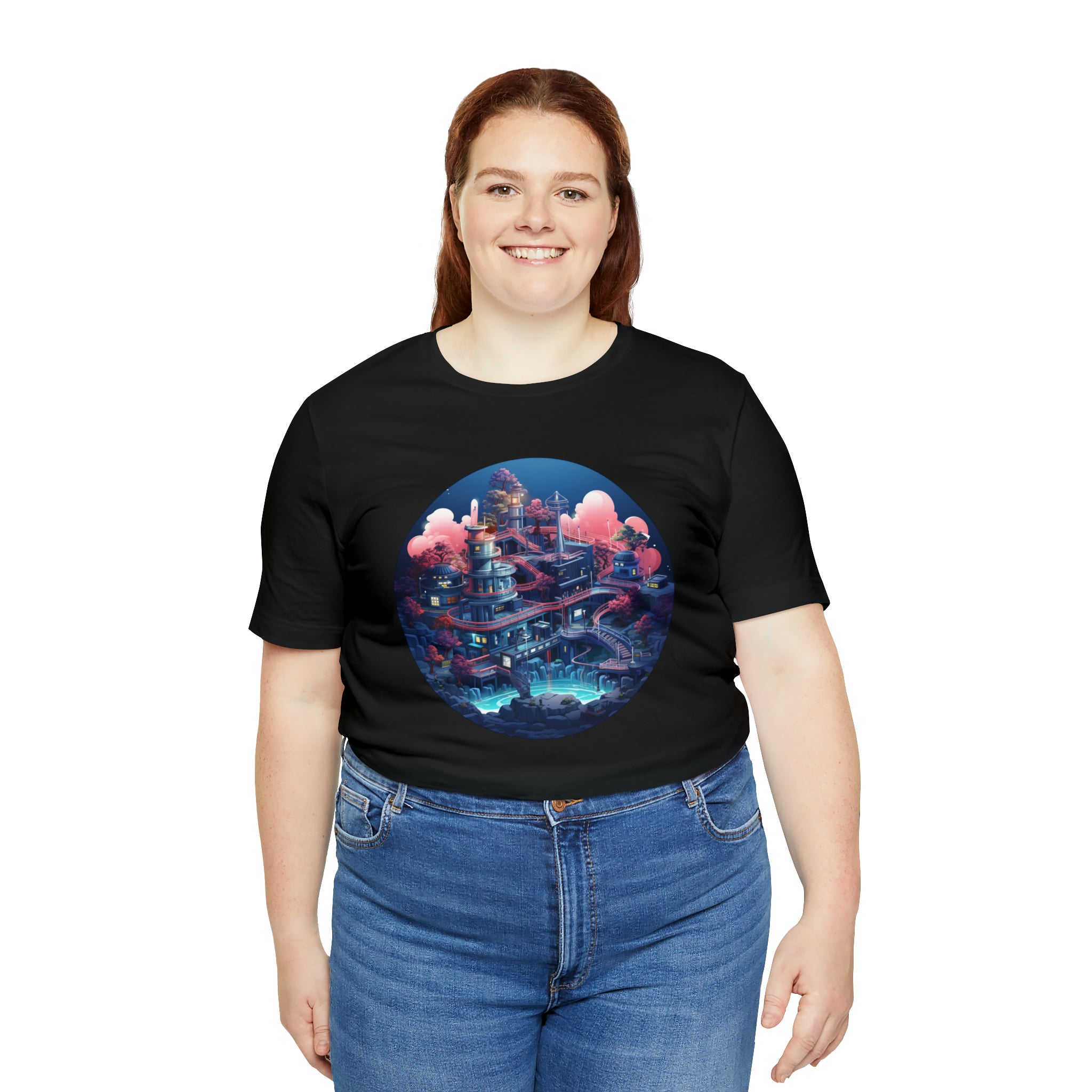 Unisex Jersey Short Sleeve Tee - Isometric Designs 03