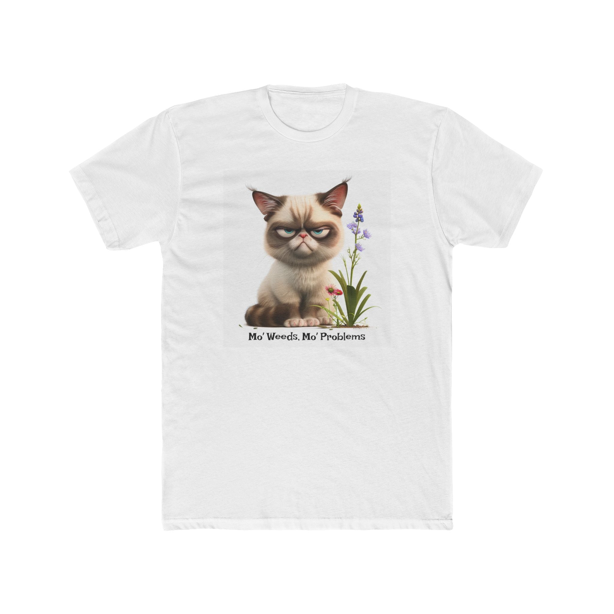 Men's Cotton Crew Tee - Grumpy Cats Collection - 01