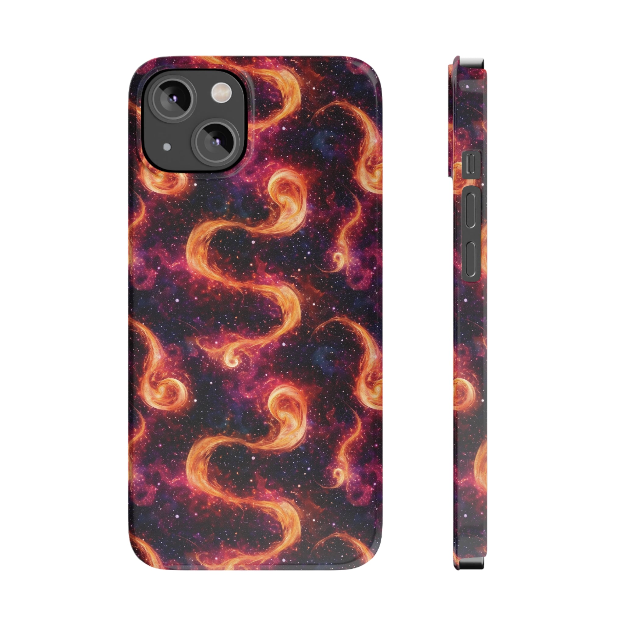 Slim Phone Cases (AOP) - Seamless Fantasy Galaxies 03
