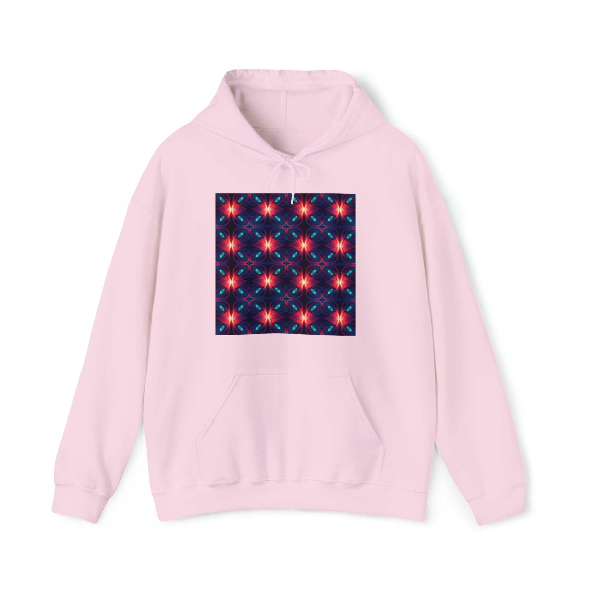 Unisex Heavy Blend™ Hooded Sweatshirt - Abstract Neon Designs 04