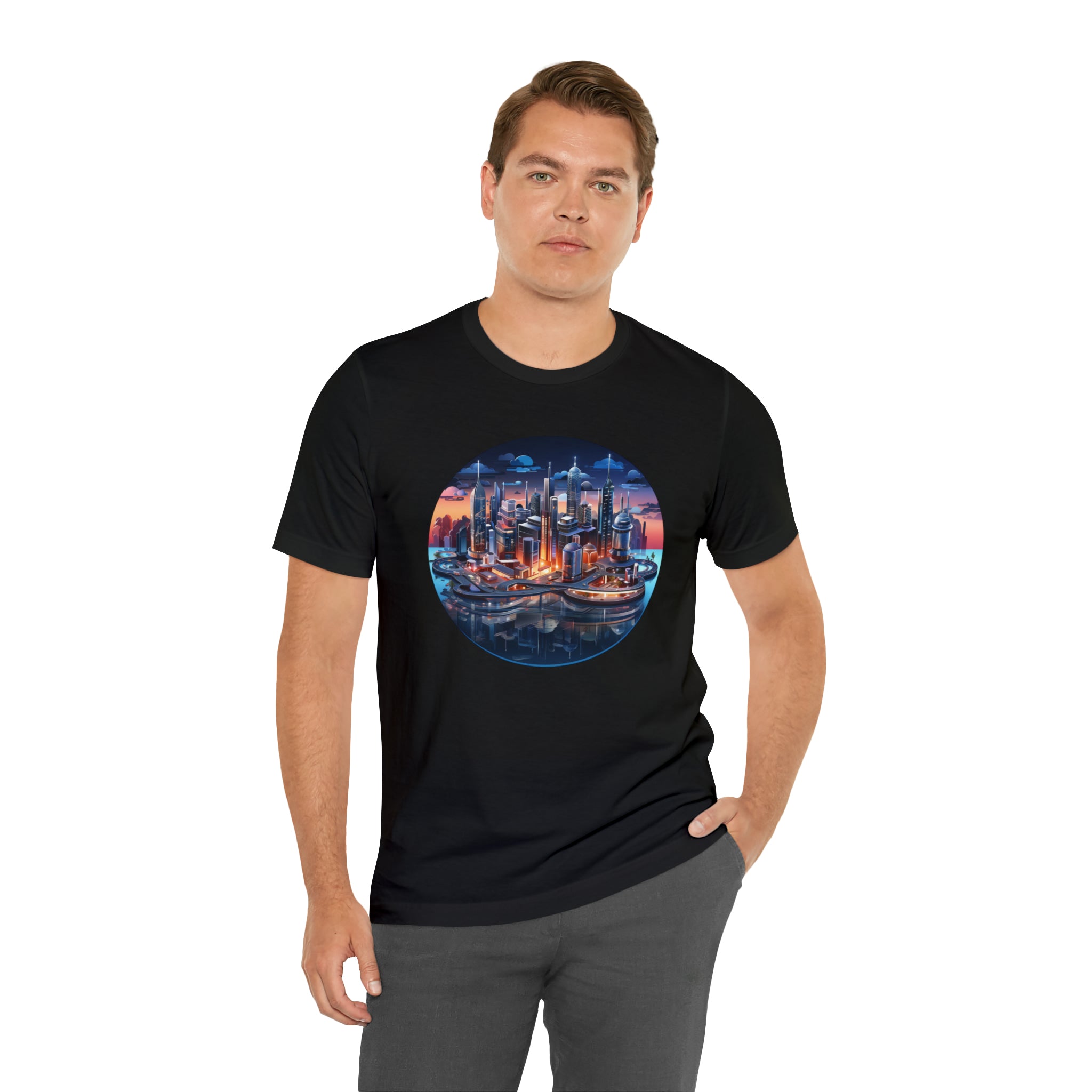 Unisex Jersey Short Sleeve Tee - Isometric Designs 05