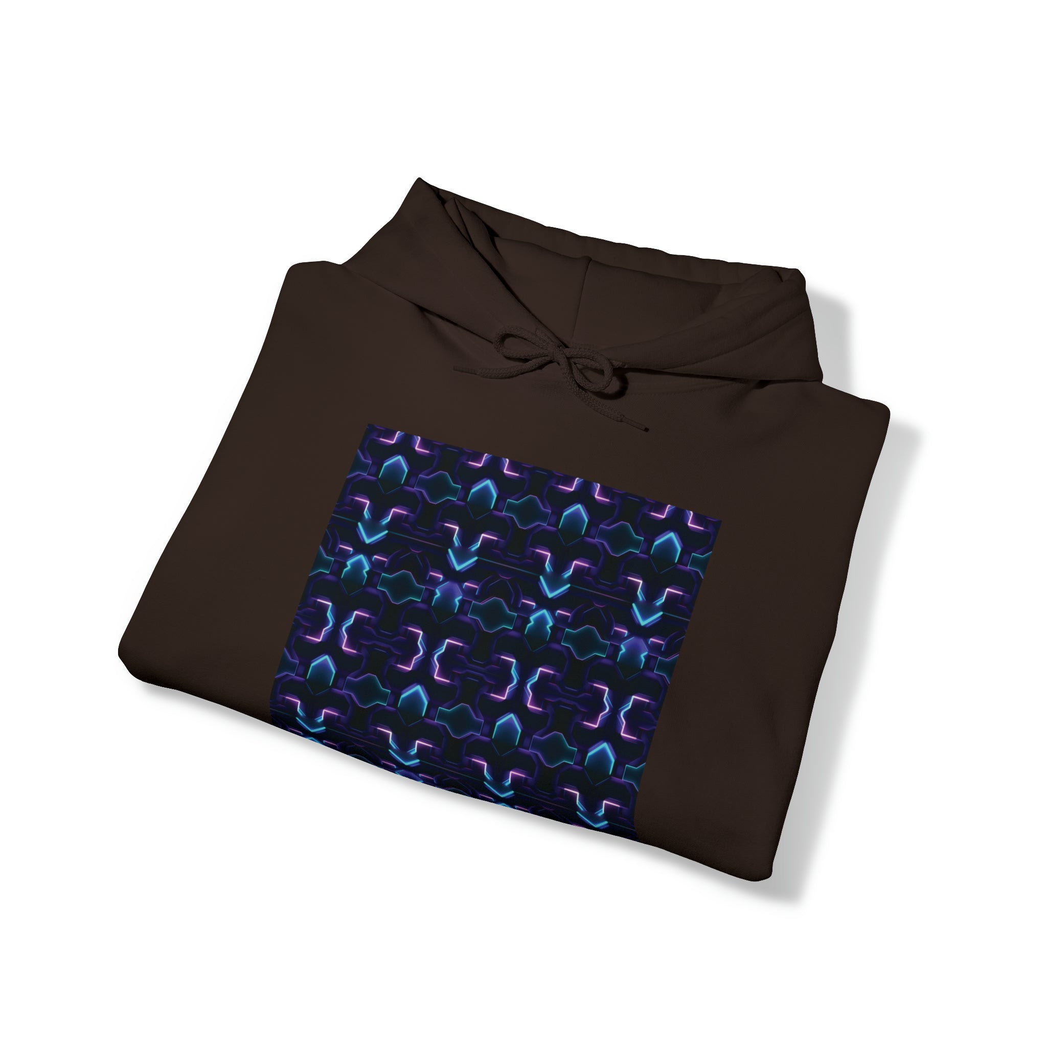 Unisex Heavy Blend™ Hooded Sweatshirt - Abstract Neon Designs 06