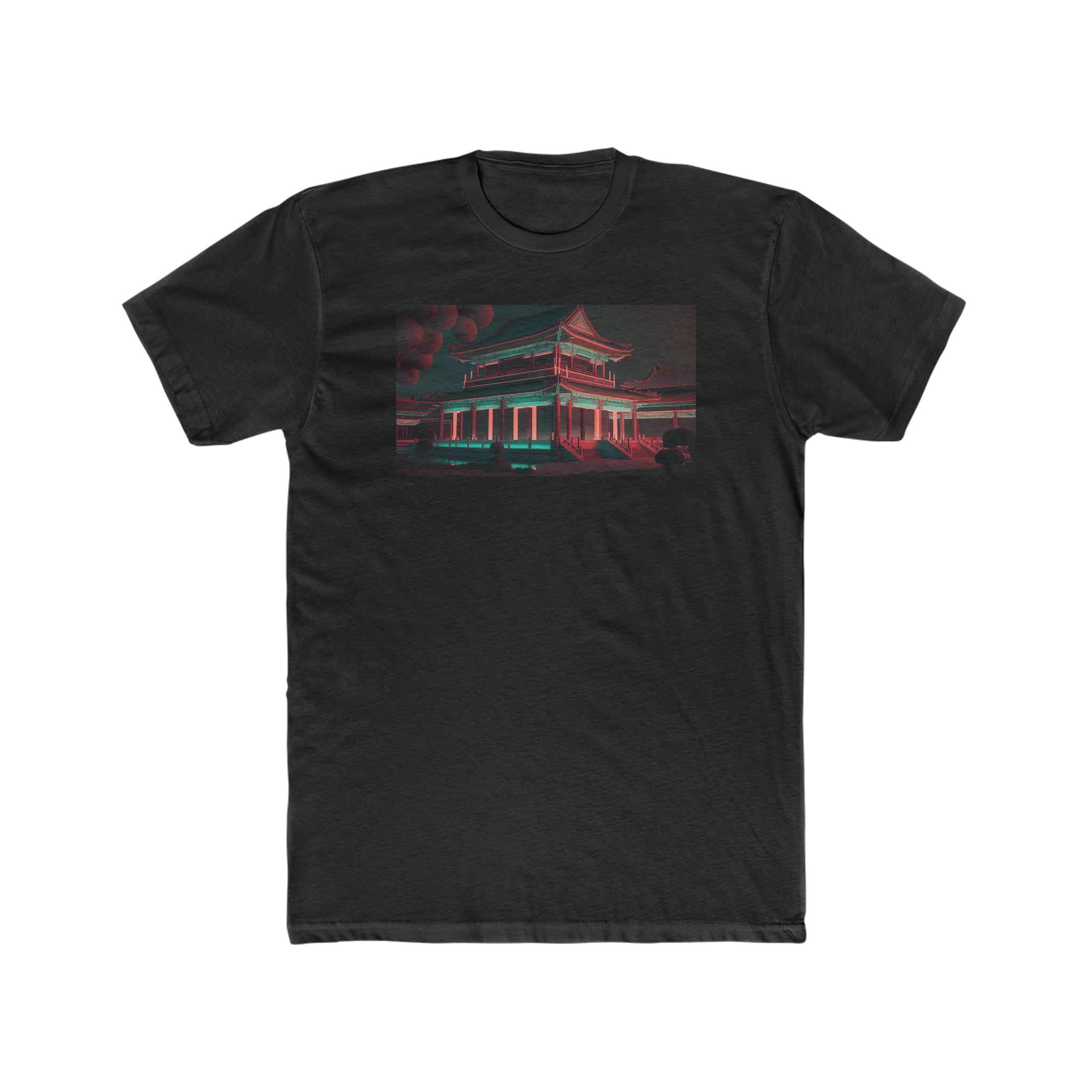 Men's Cotton Crew Tee - Fantasy Art - Forbidden Palace