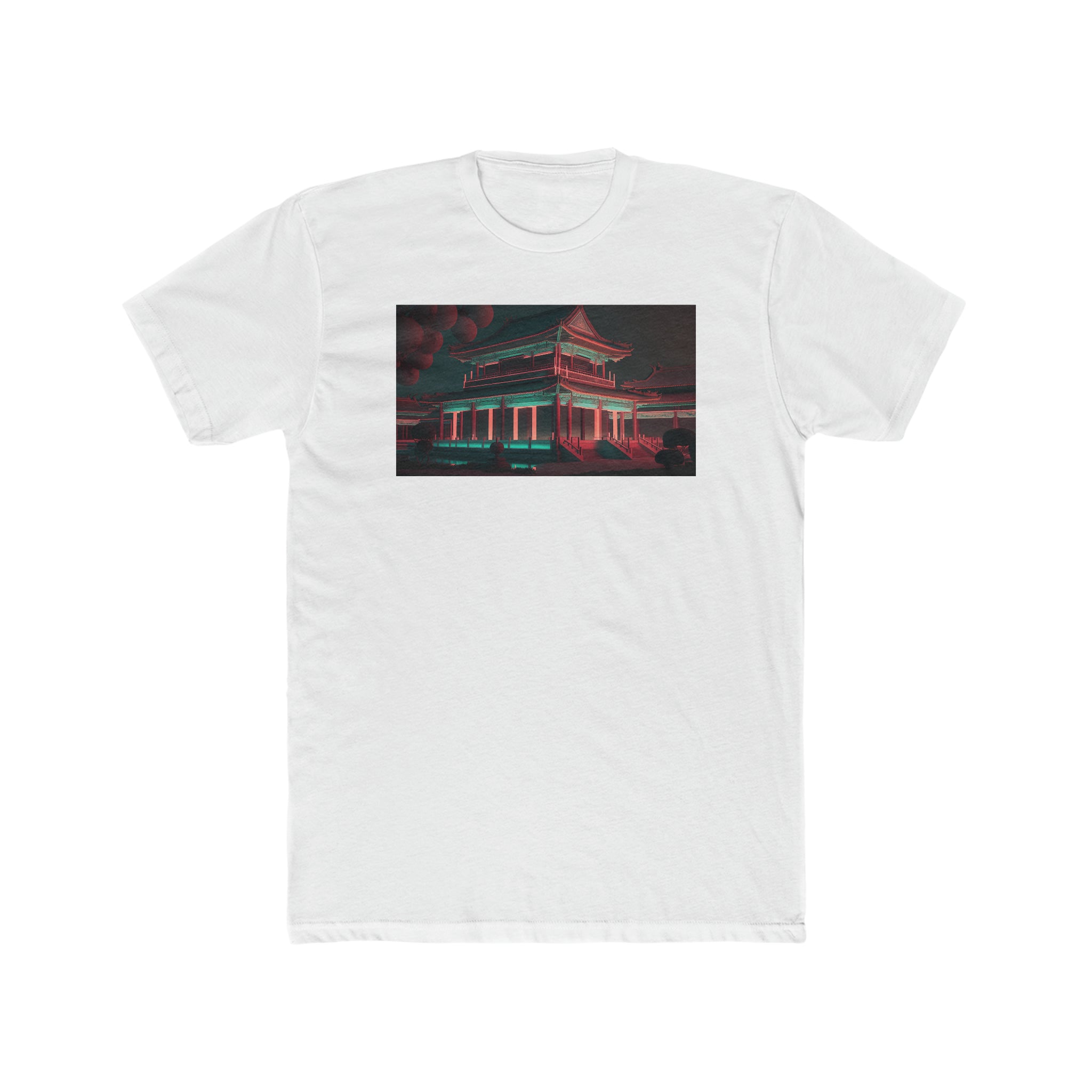 Men's Cotton Crew Tee - Fantasy Art - Forbidden Palace