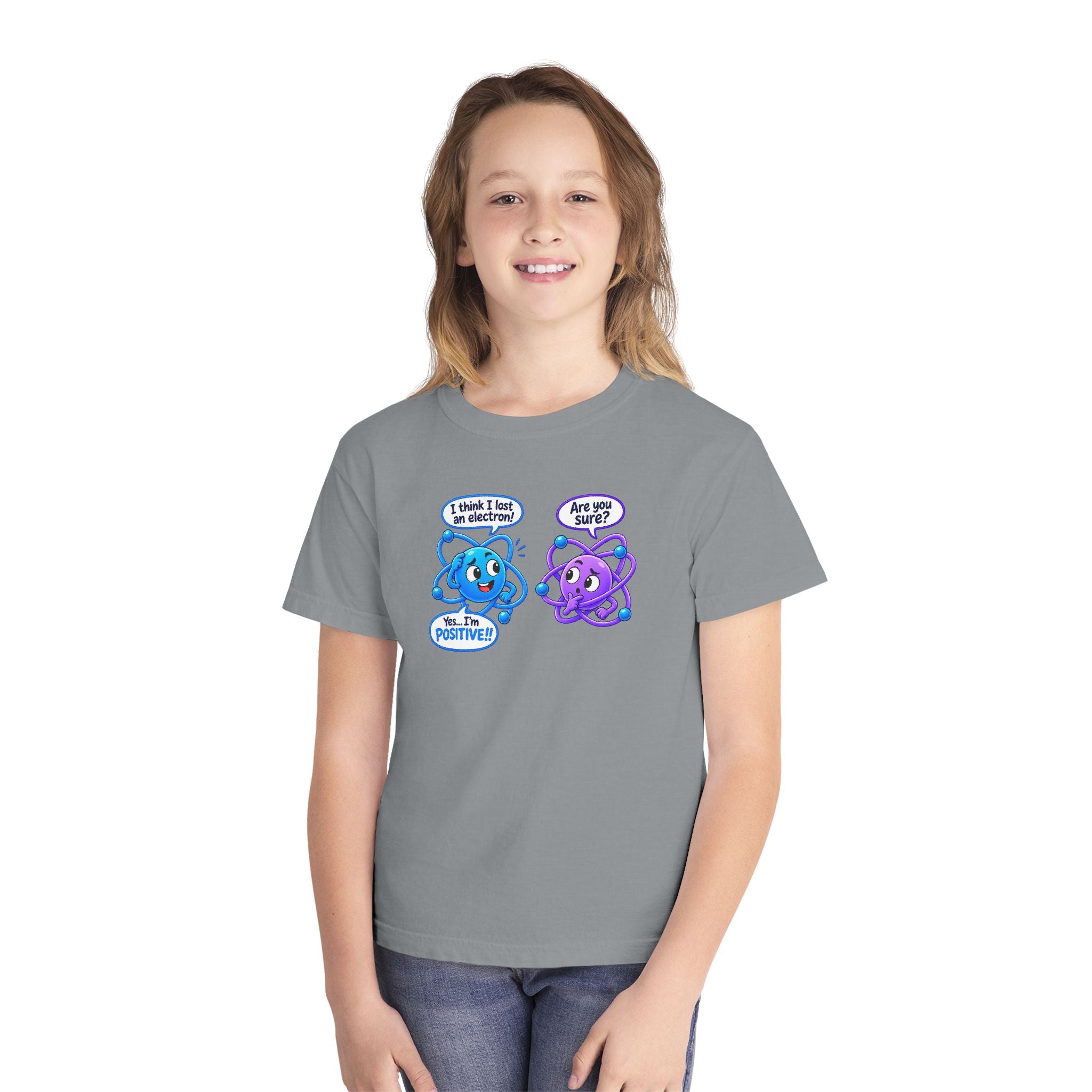 Youth Midweight Cotton Tee - Science collection - Atomic Conversation