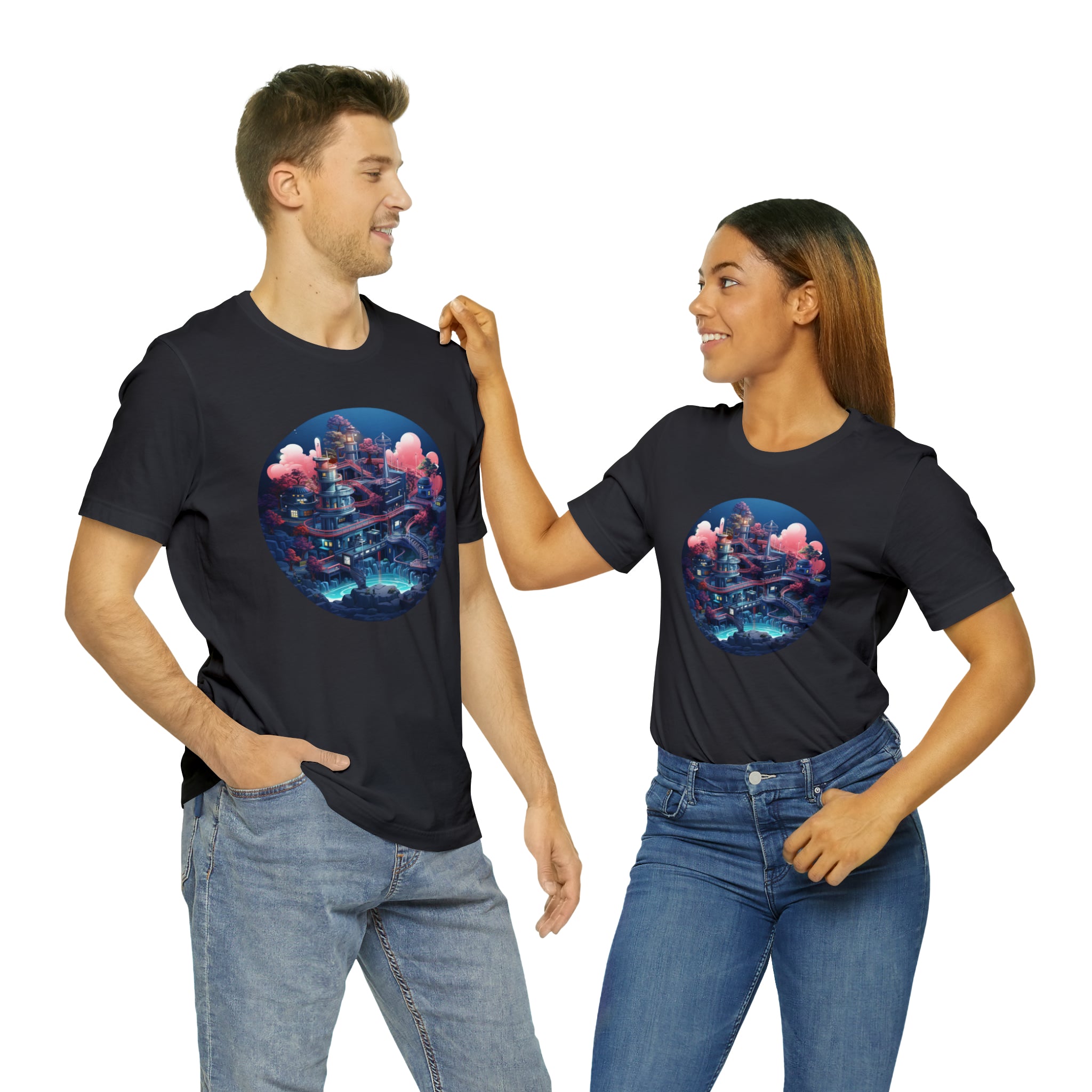 Unisex Jersey Short Sleeve Tee - Isometric Designs 03