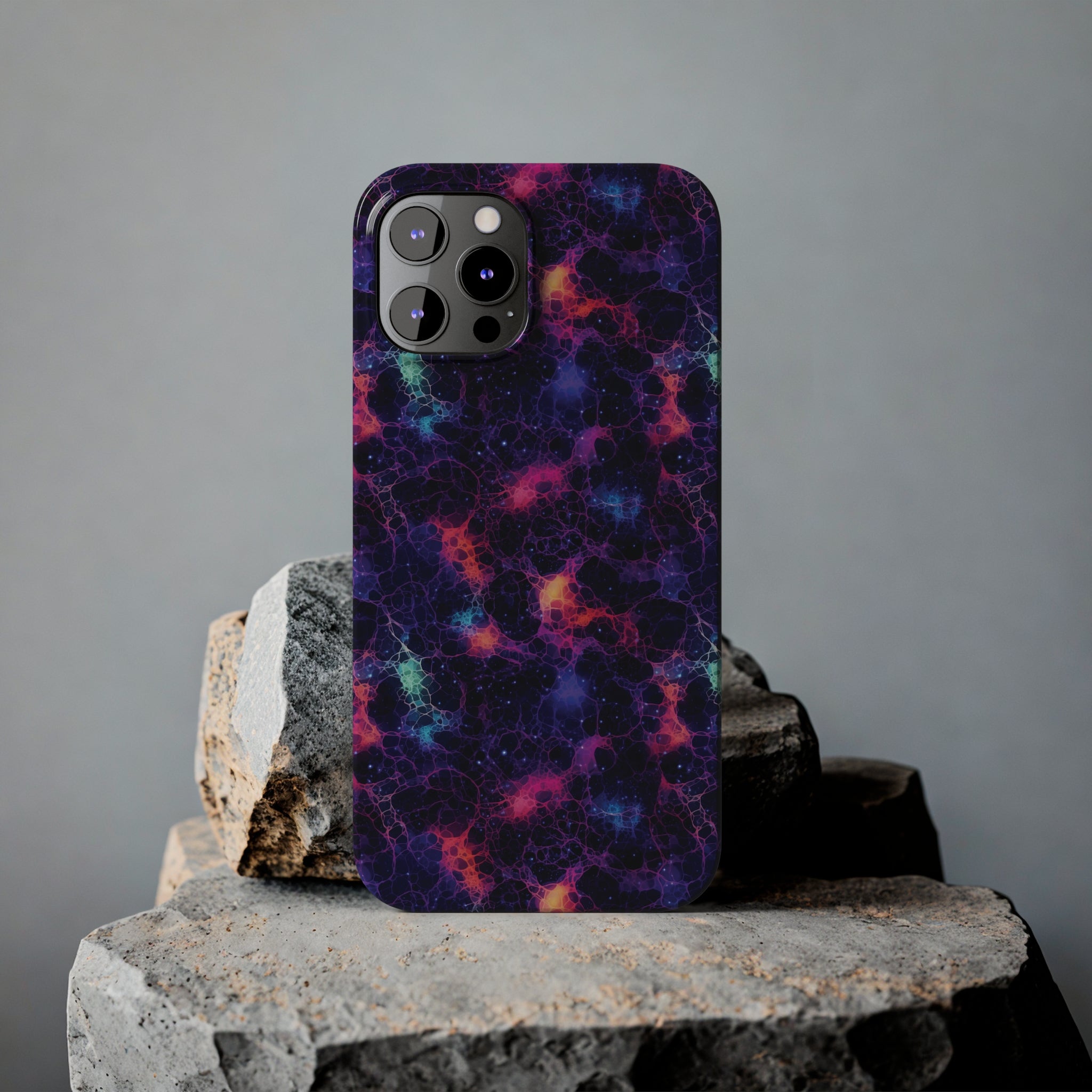 Slim Phone Cases (AOP) - Seamless Fantasy Galaxies 08