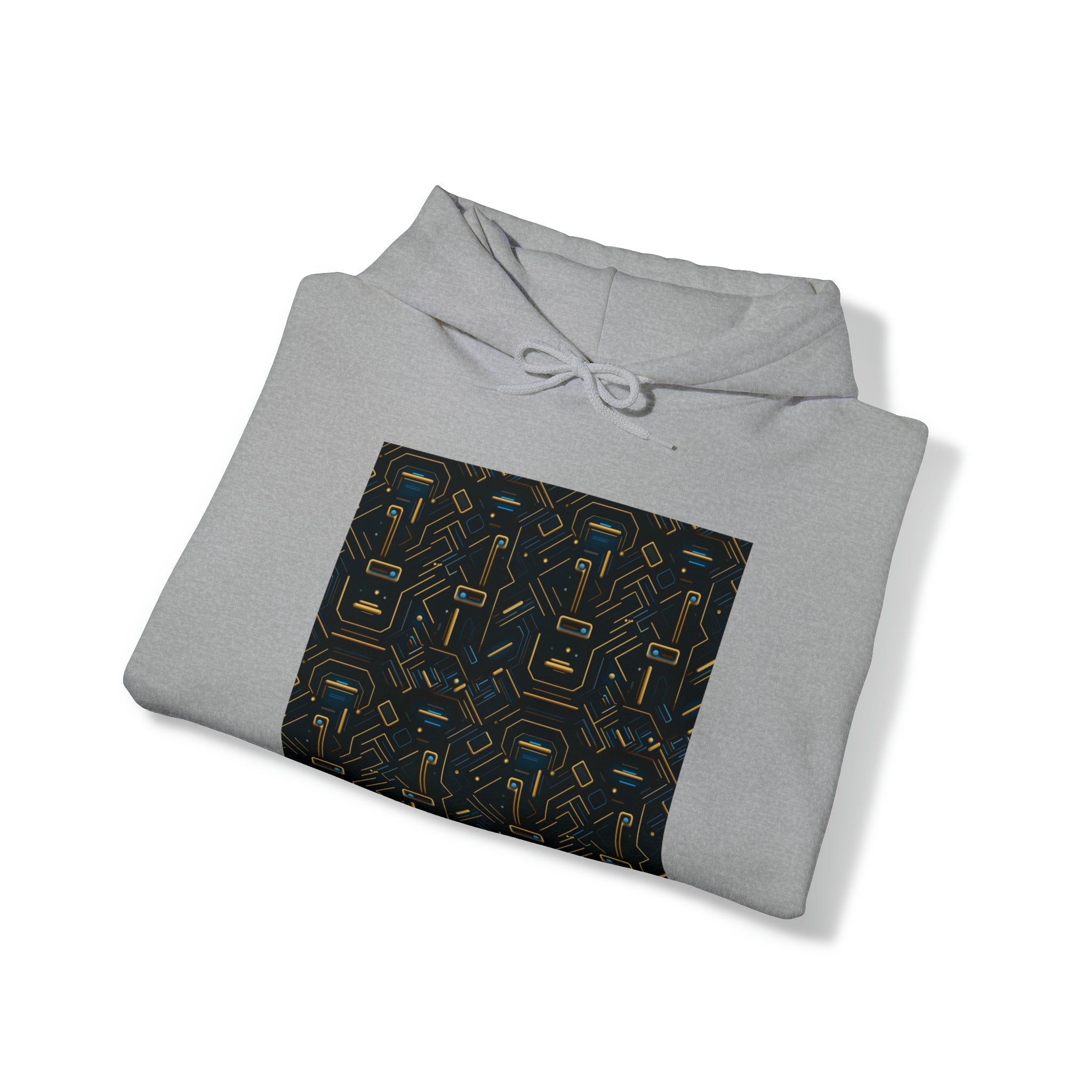 Unisex Heavy Blend™ Hooded Sweatshirt - Abstract Neon Designs 05
