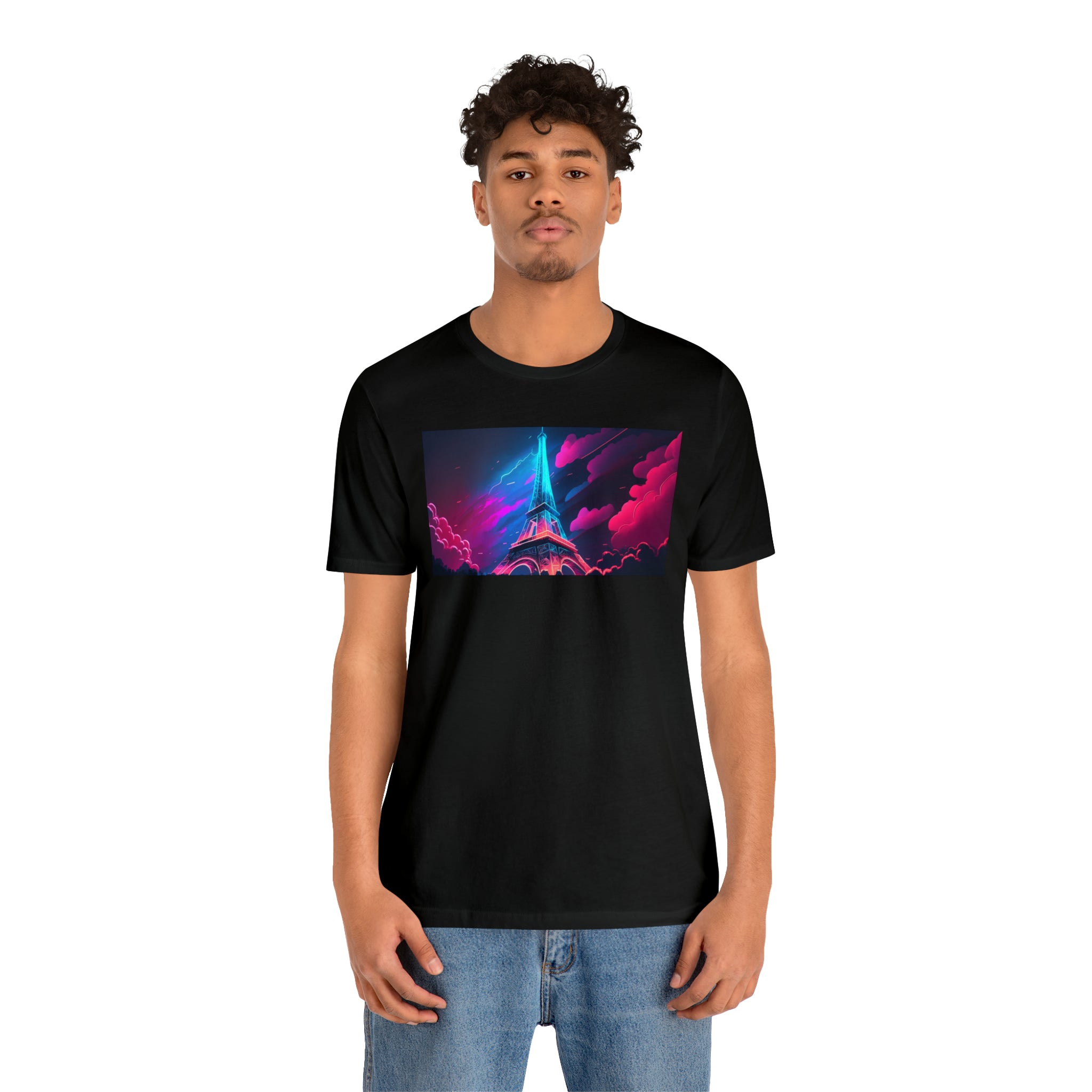 Unisex Jersey Short Sleeve Tee - Eiffel Tower, France