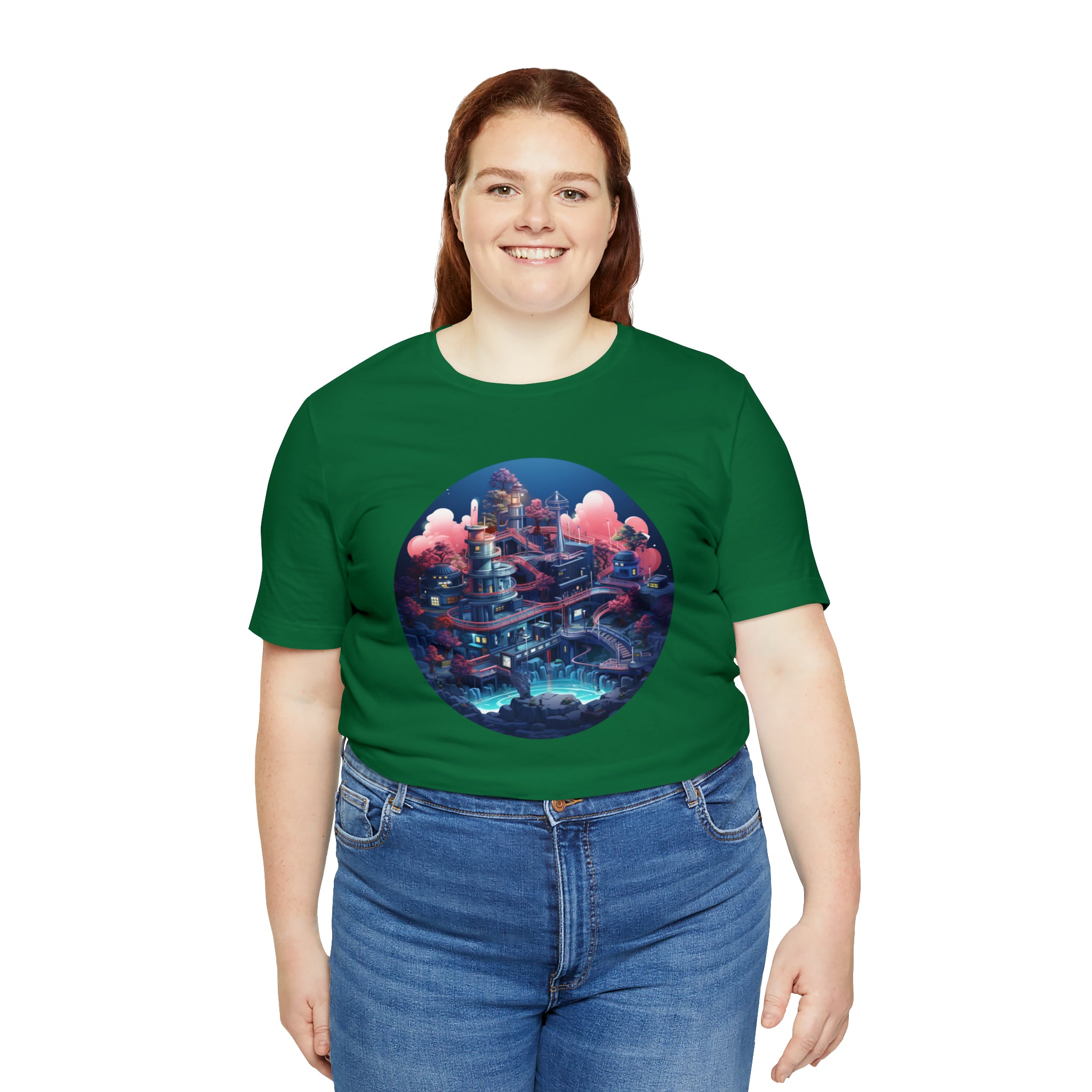 Unisex Jersey Short Sleeve Tee - Isometric Designs 03