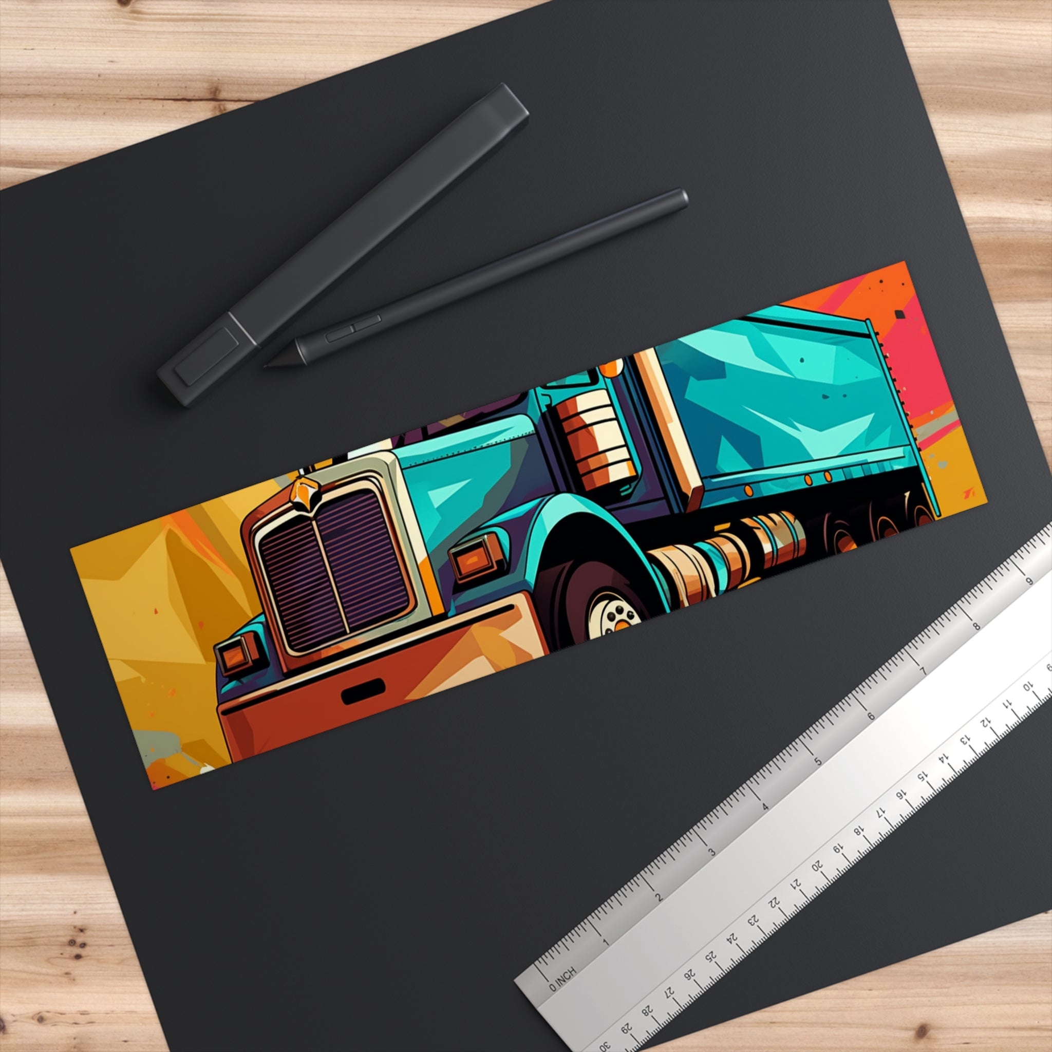 Bumper Stickers - Pop Art Designs, Big Rig Truck