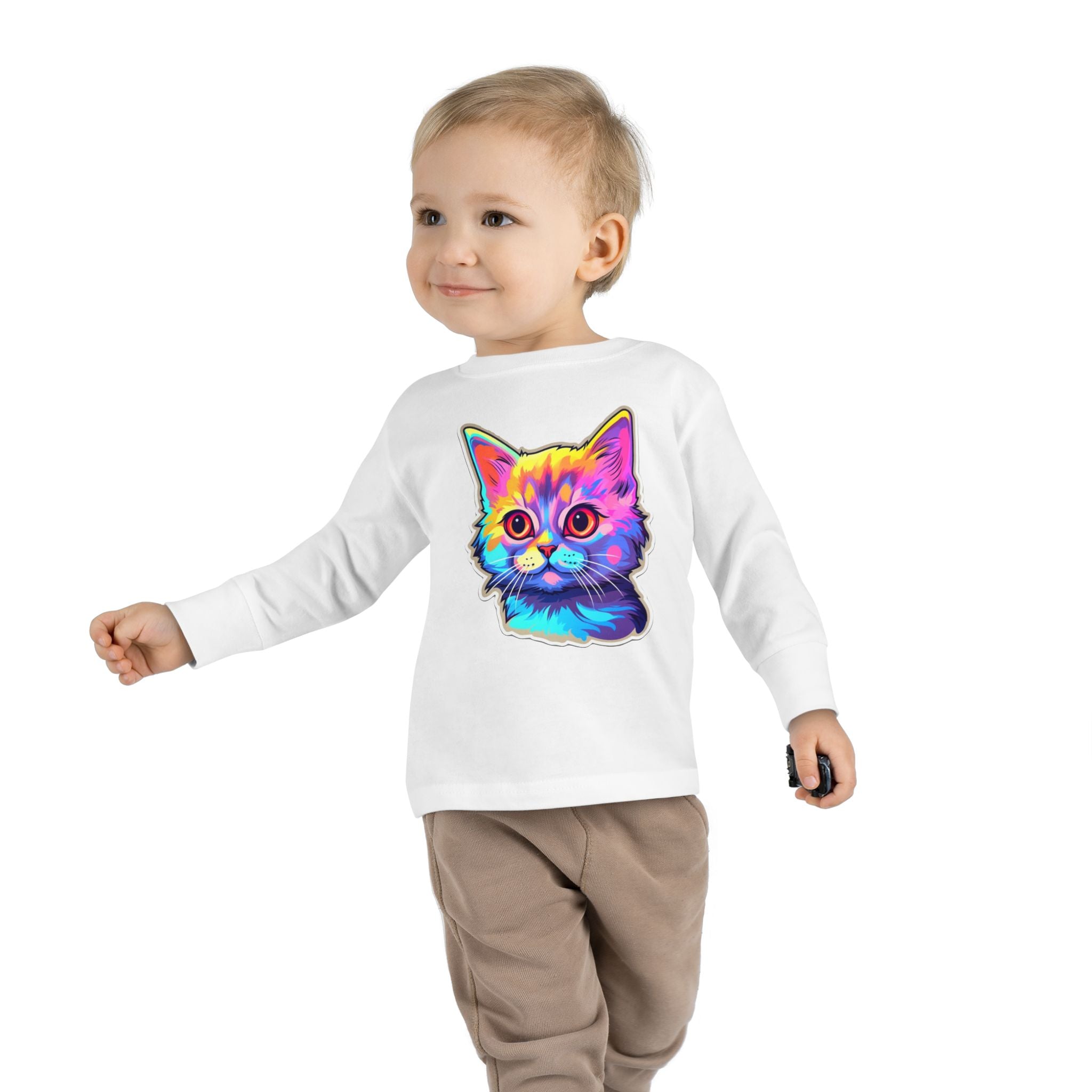 Toddler Long Sleeve Tee - Kittens 03