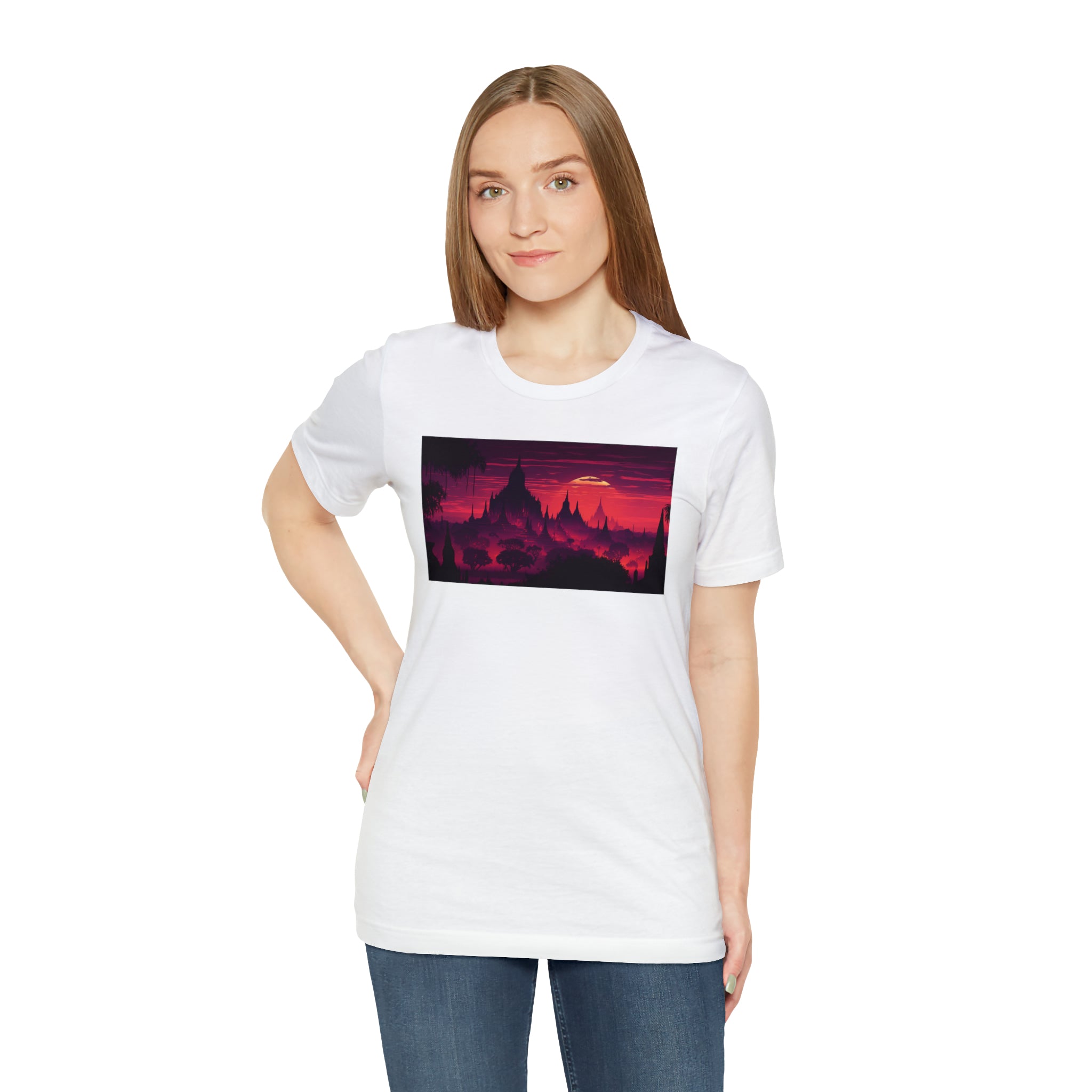 Unisex Jersey Short Sleeve Tee - Bagan, Myanmar